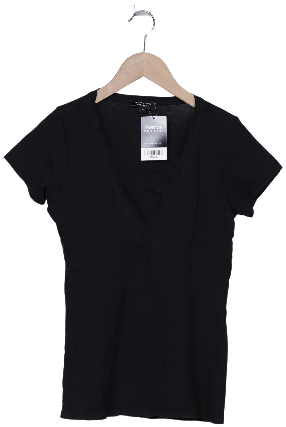 

New Look Maternity Damen T-Shirt, schwarz, Gr. 38