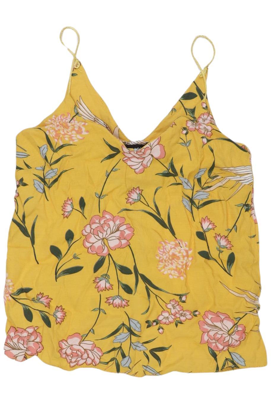 

New Look Petite Damen Top, gelb, Gr. 32