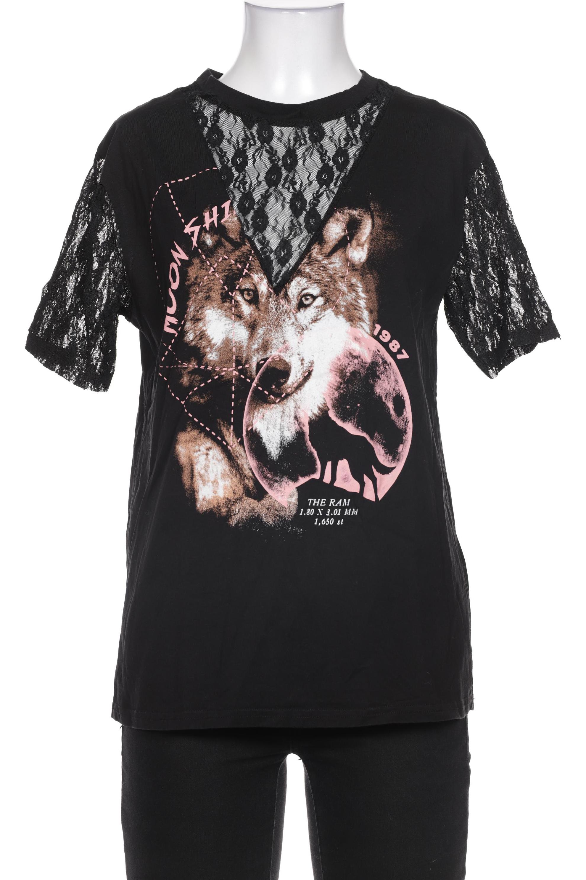 

New Look Petite Damen T-Shirt, schwarz, Gr. 38