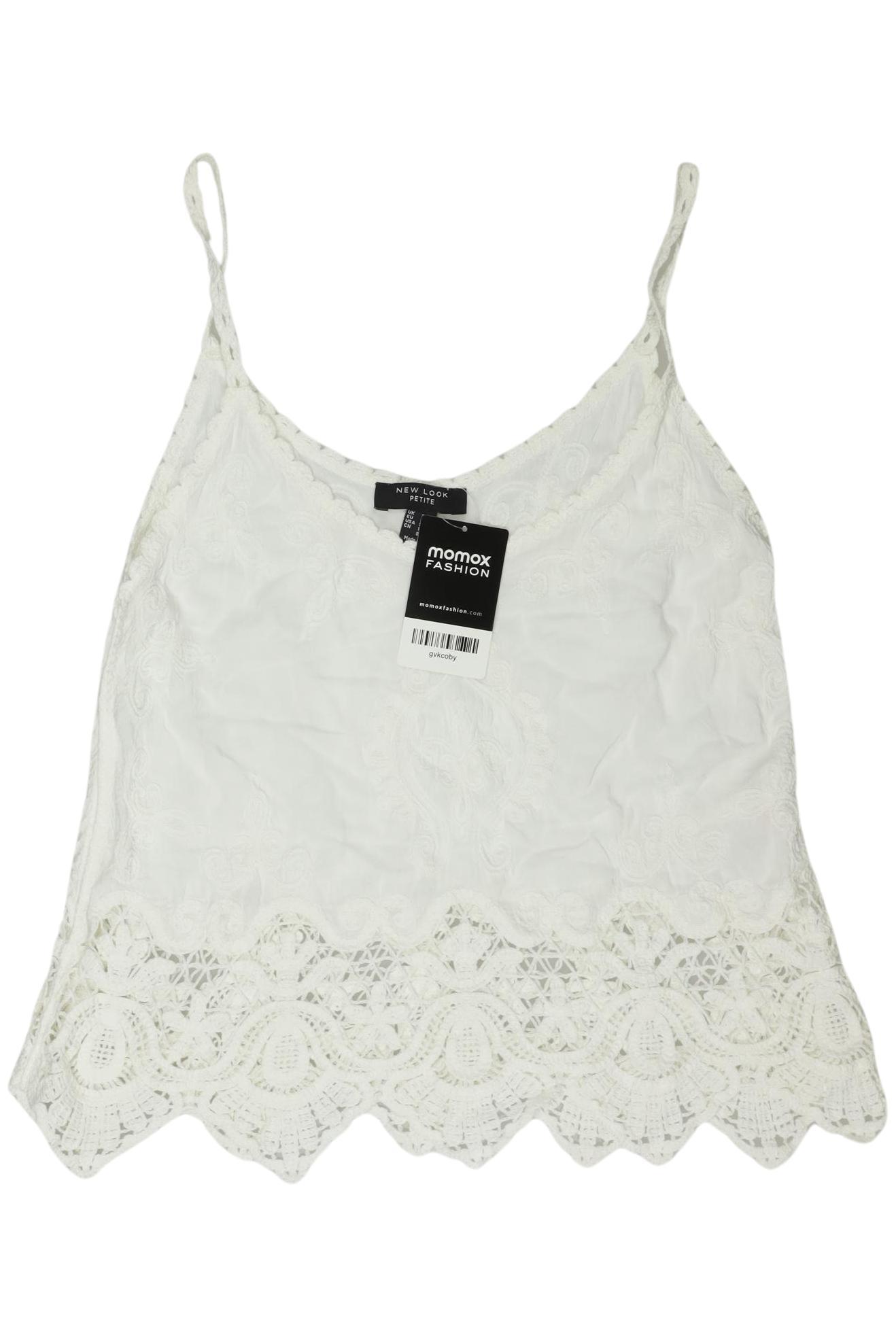 

New Look Petite Damen Top, weiß, Gr. 36