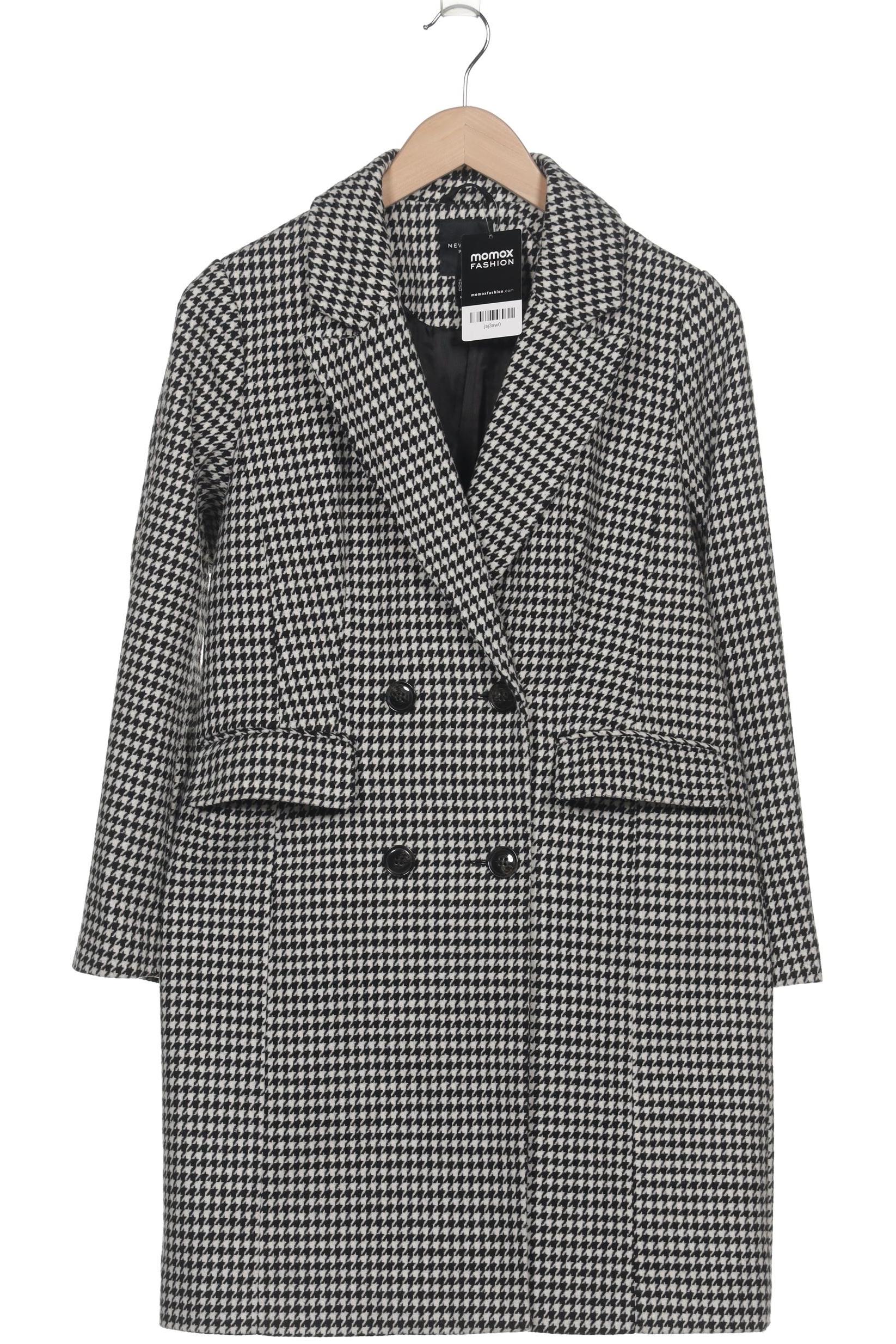 

New Look Petite Damen Mantel, schwarz, Gr. 36