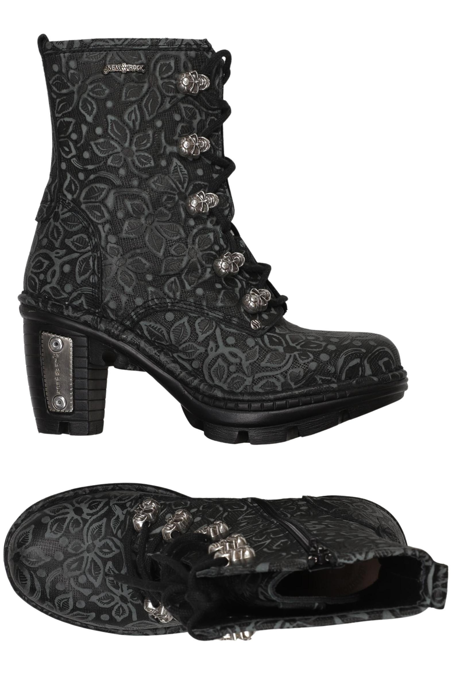 

New Rock Damen Stiefelette, schwarz, Gr. 40