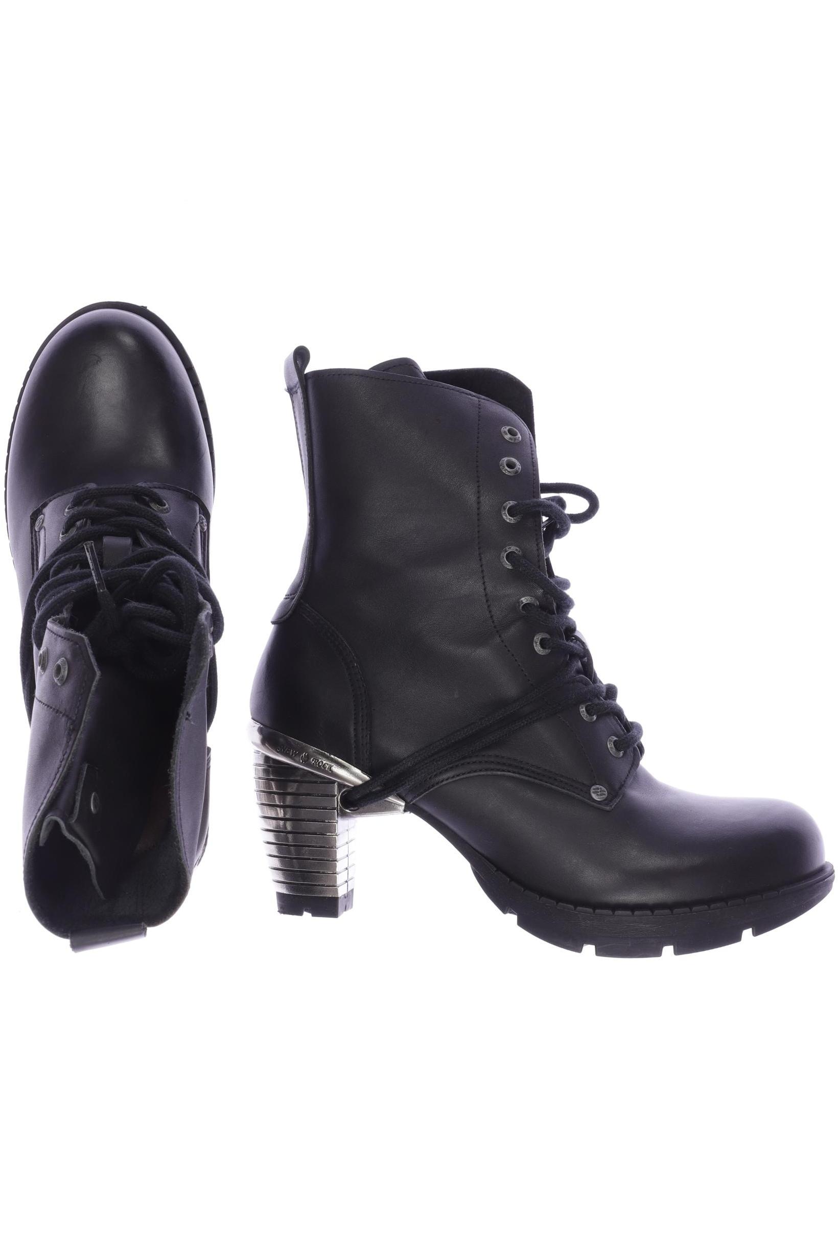 

New Rock Damen Stiefelette, schwarz, Gr. 42
