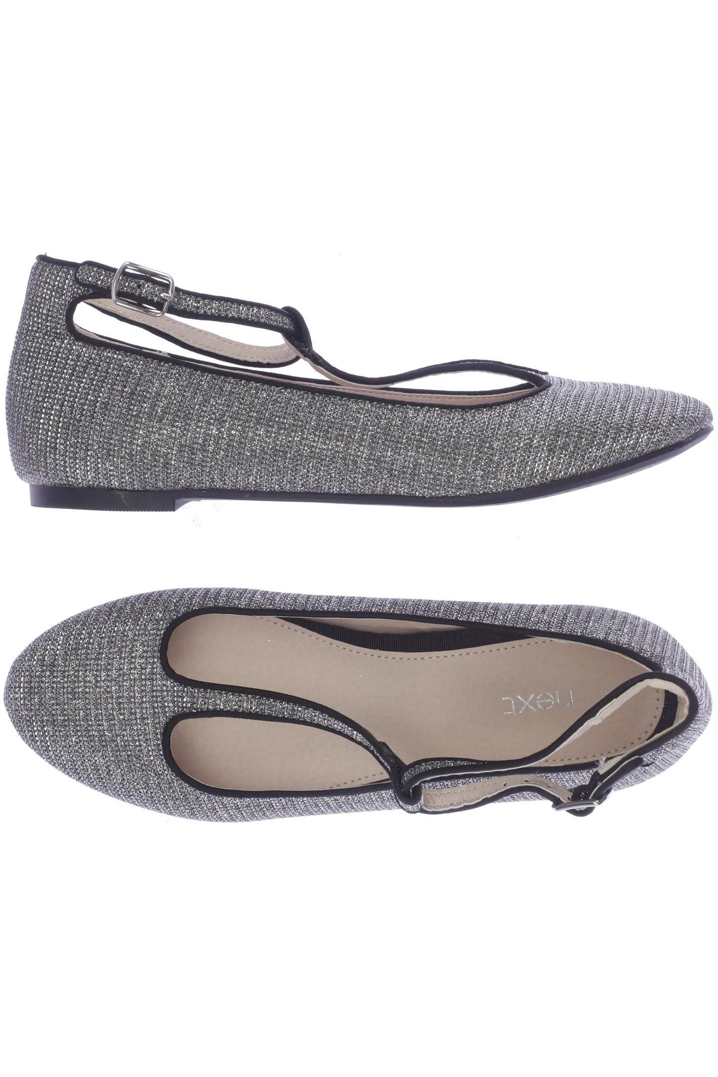 

Next Damen Ballerinas, silber, Gr. 4
