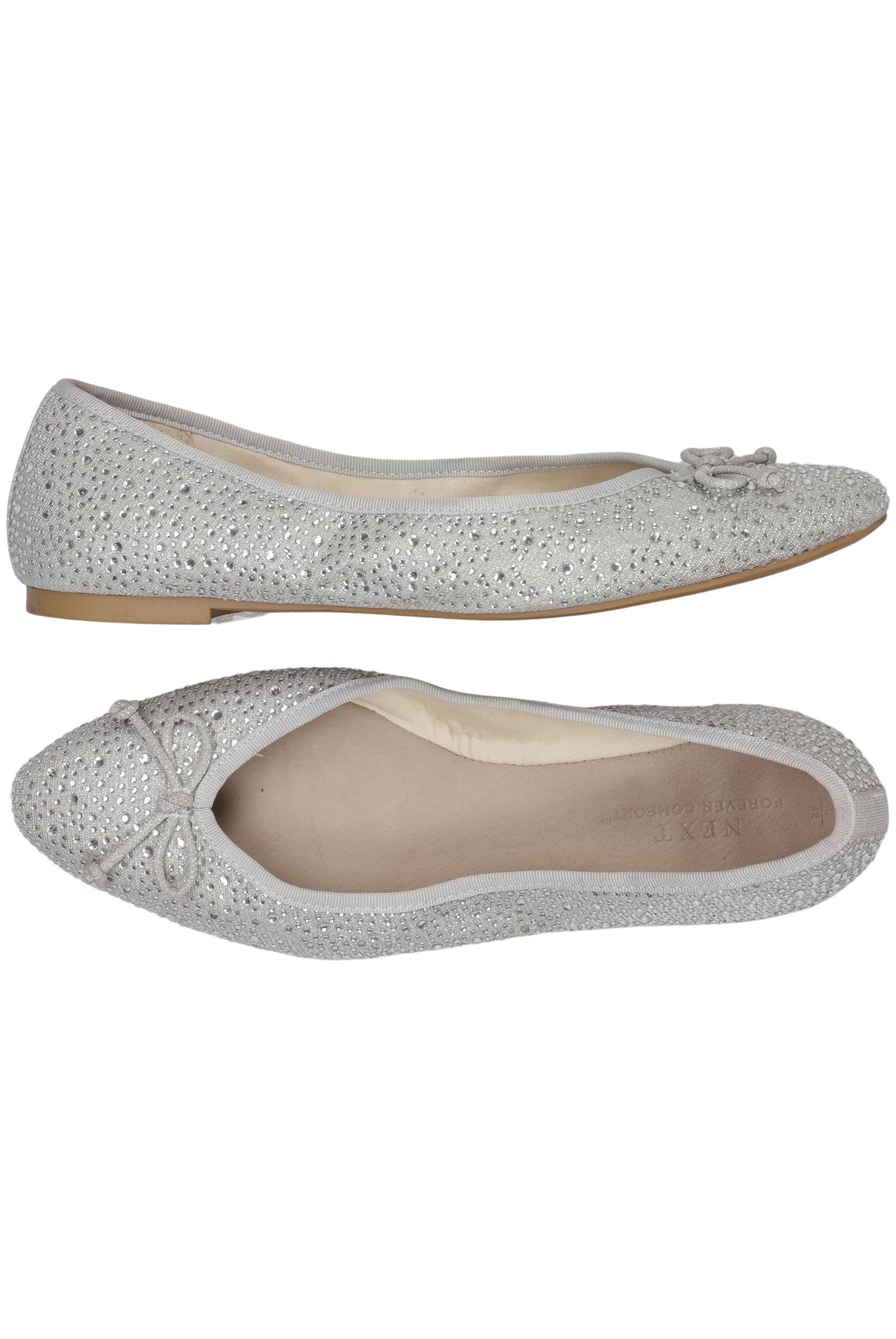 

Next Damen Ballerinas, silber, Gr. 42
