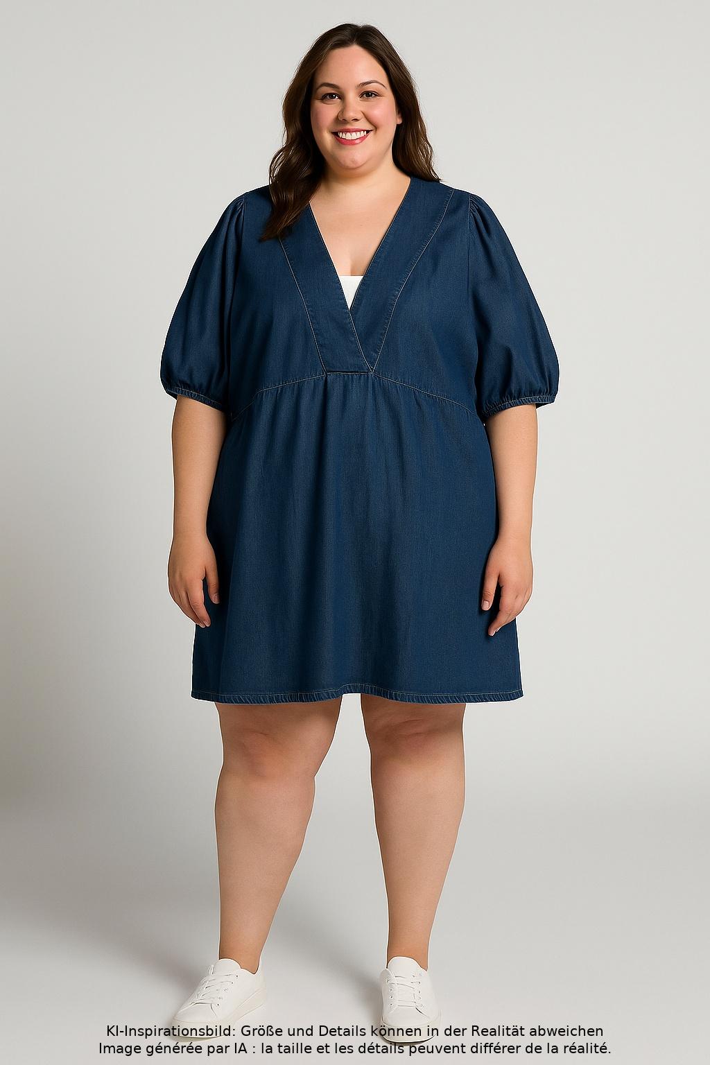 

Next Damen Kleid, blau, Gr. 52