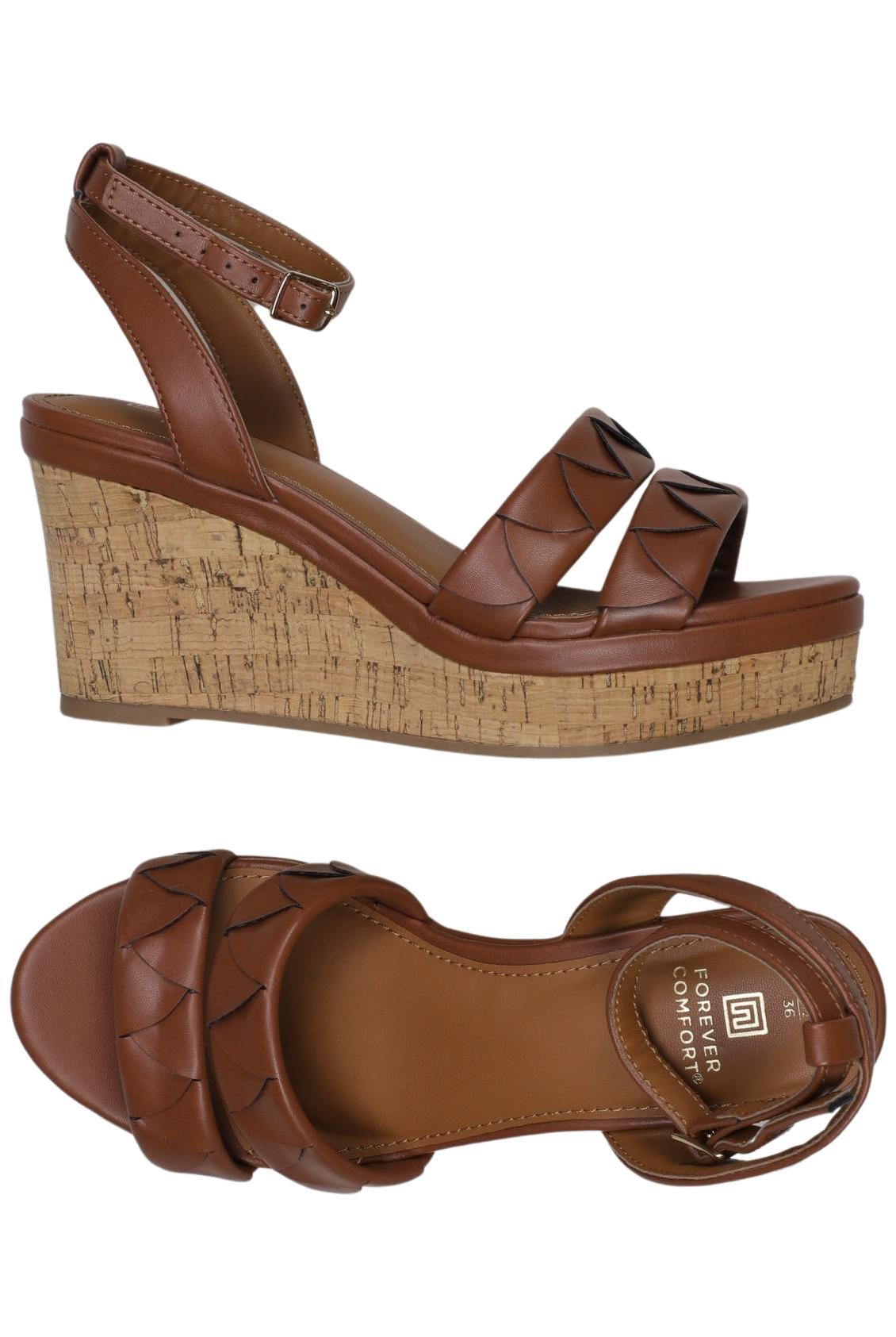 

Next Damen Sandale, braun, Gr. 36