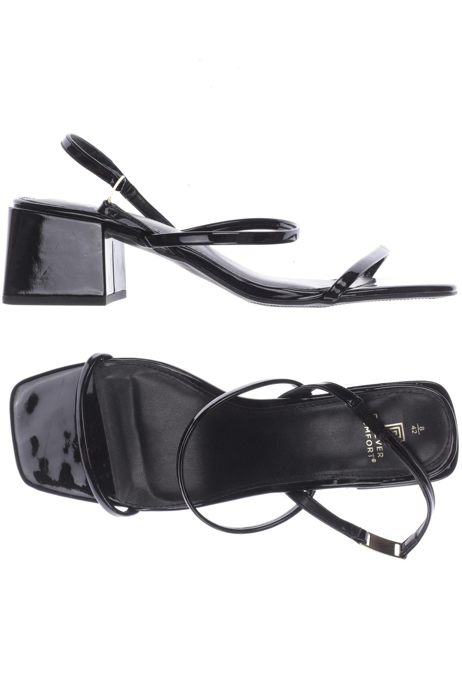 

Next Damen Sandale, schwarz, Gr. 42