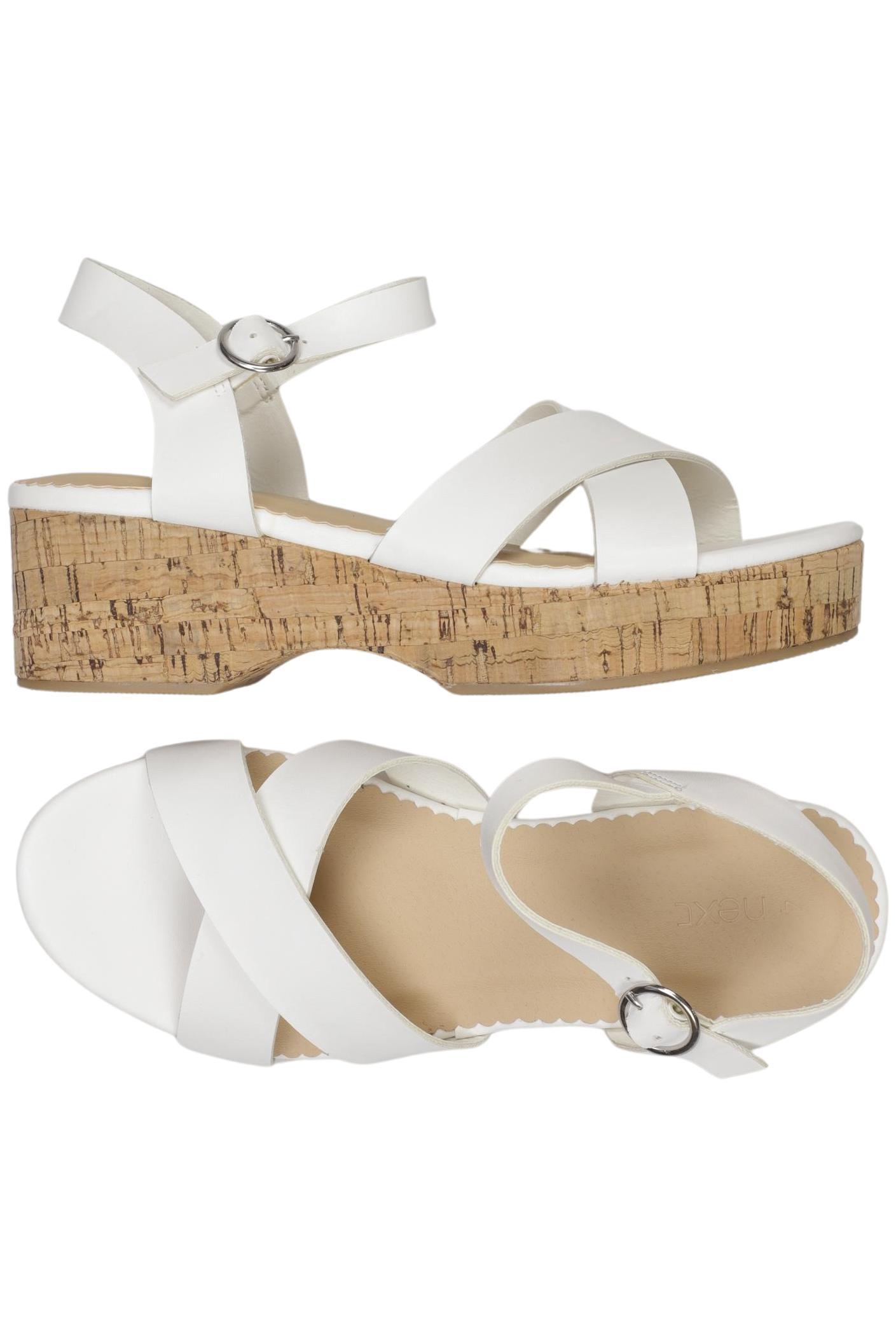 

Next Damen Sandale, weiß, Gr. 4