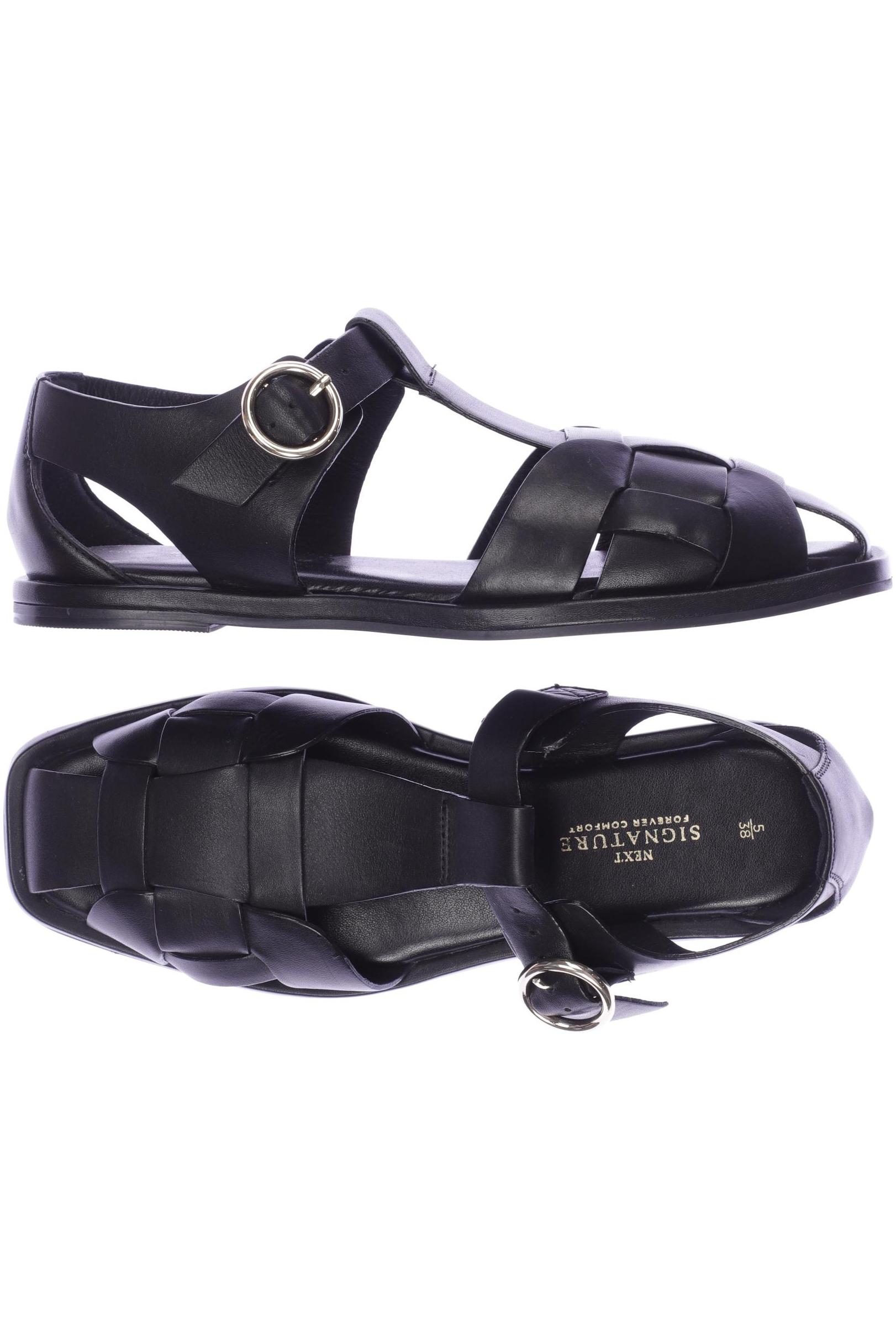 

Next Damen Sandale, schwarz, Gr. 38
