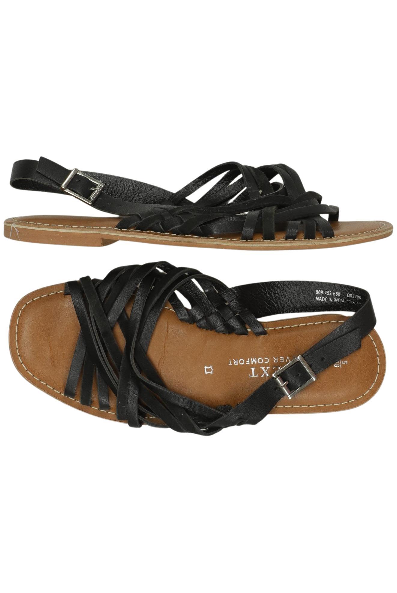 

Next Damen Sandale, schwarz, Gr. 38