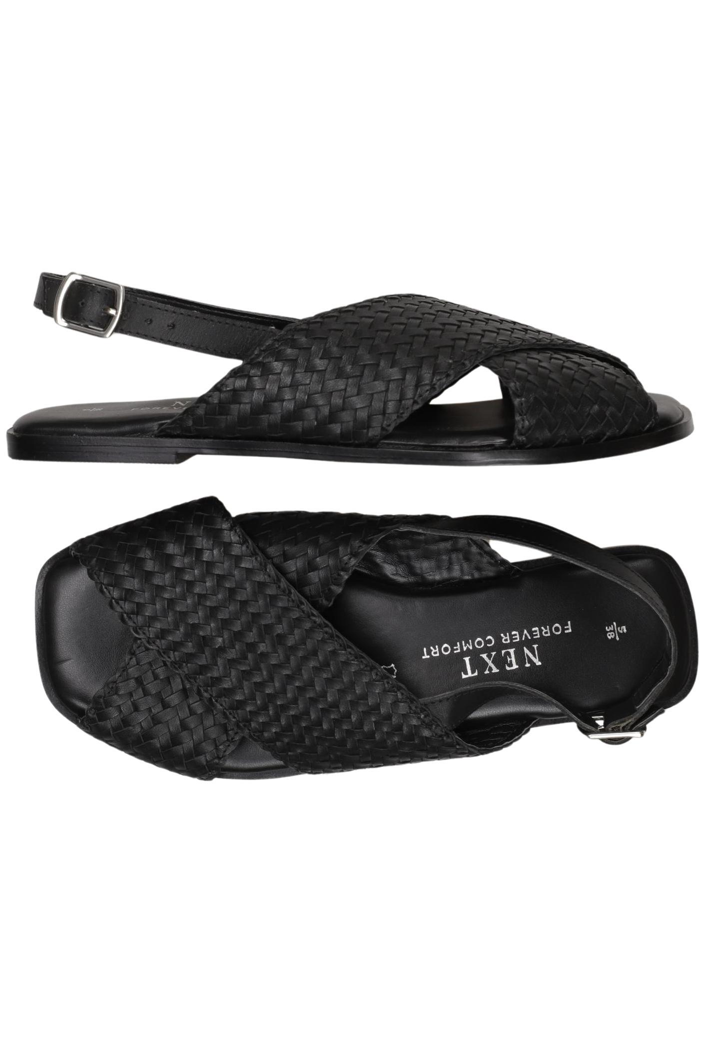 

Next Damen Sandale, schwarz, Gr. 38