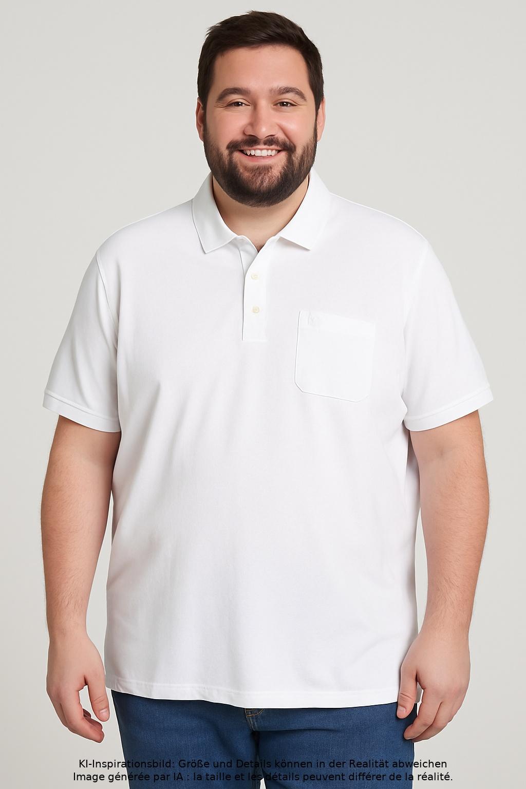 Thumbnail - Next Herren Poloshirt, weiß, Gr. 58