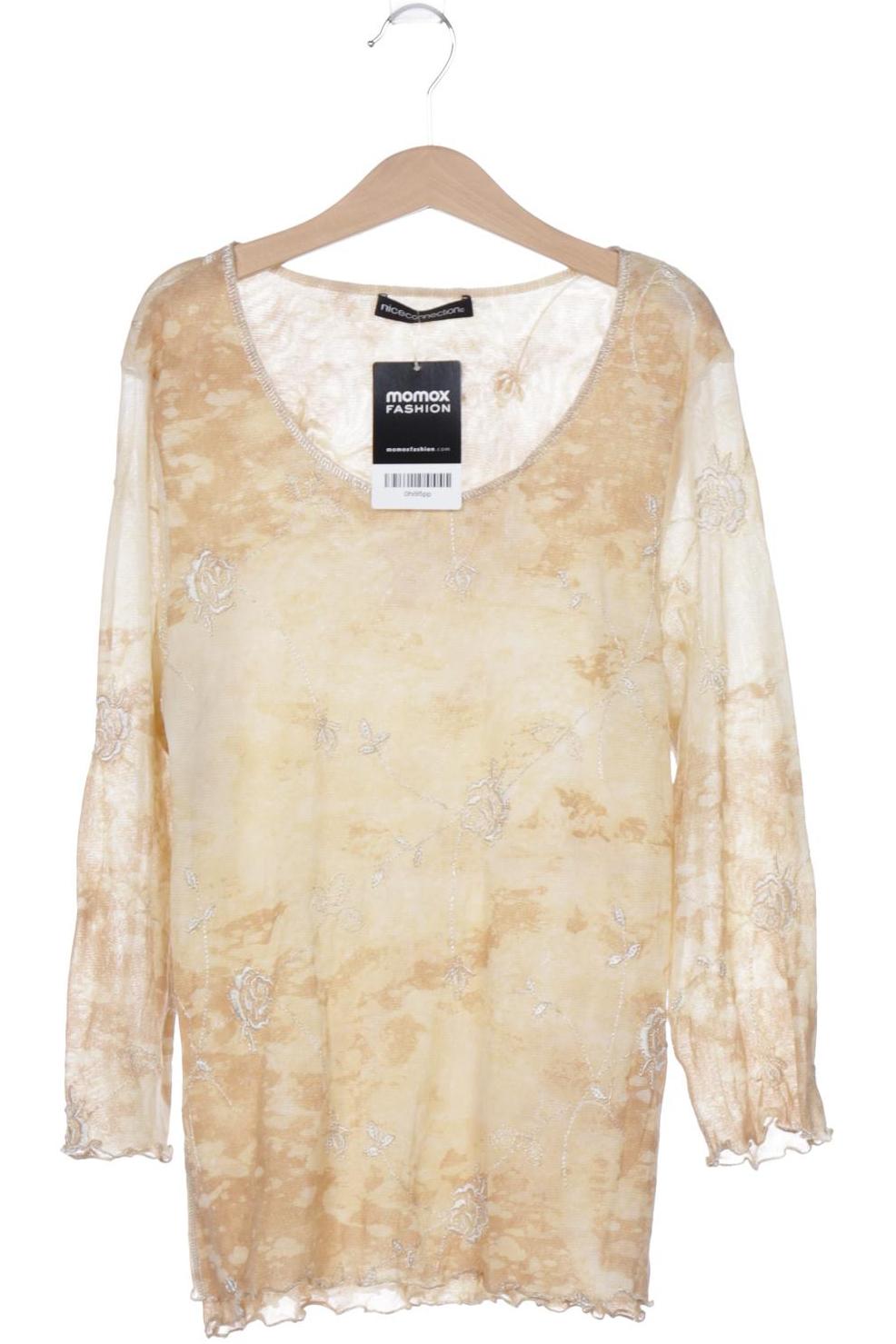 

Nice Connection Damen Langarmshirt, beige, Gr. 38
