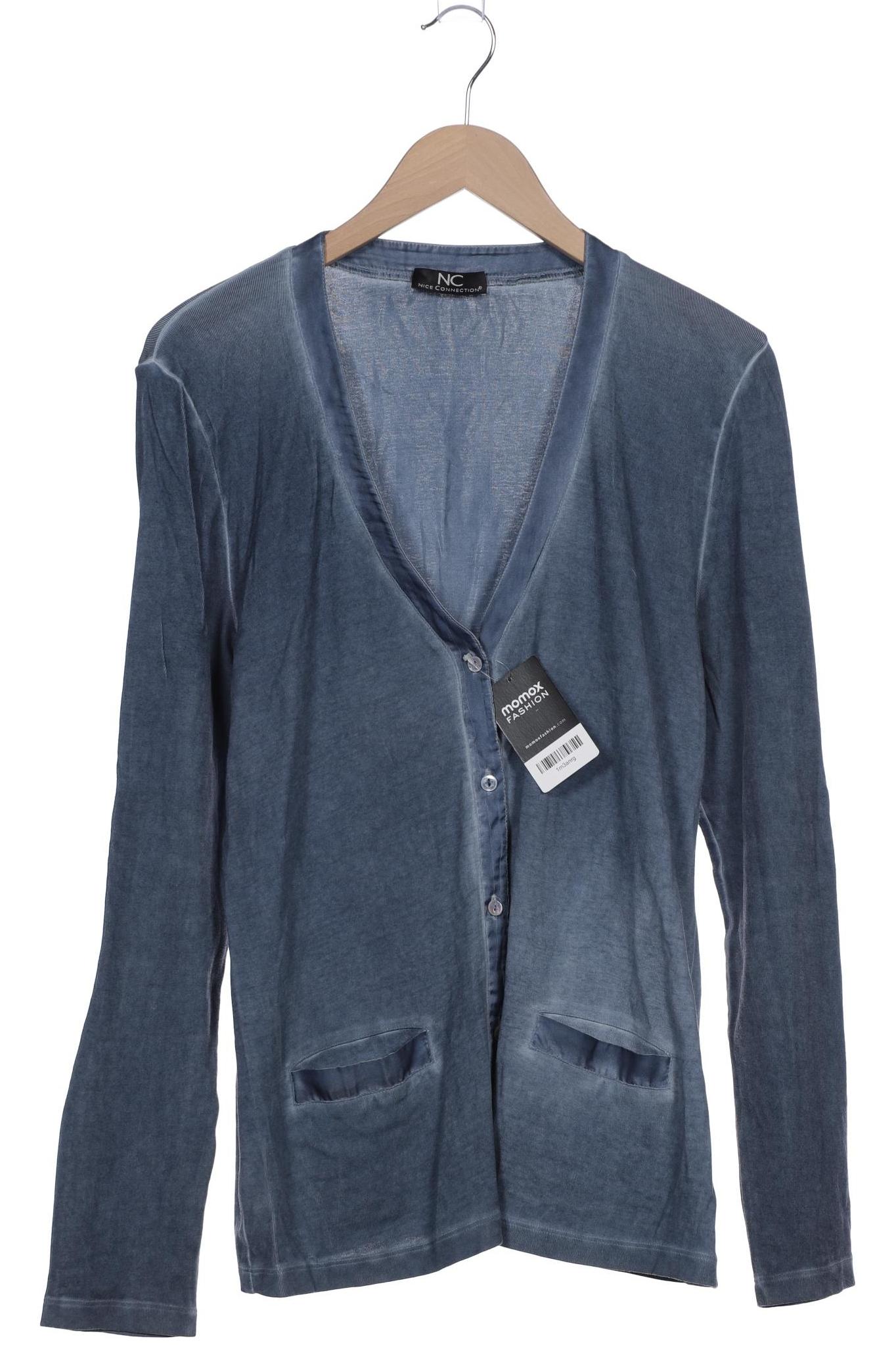 

Nice Connection Damen Strickjacke, blau, Gr. 44