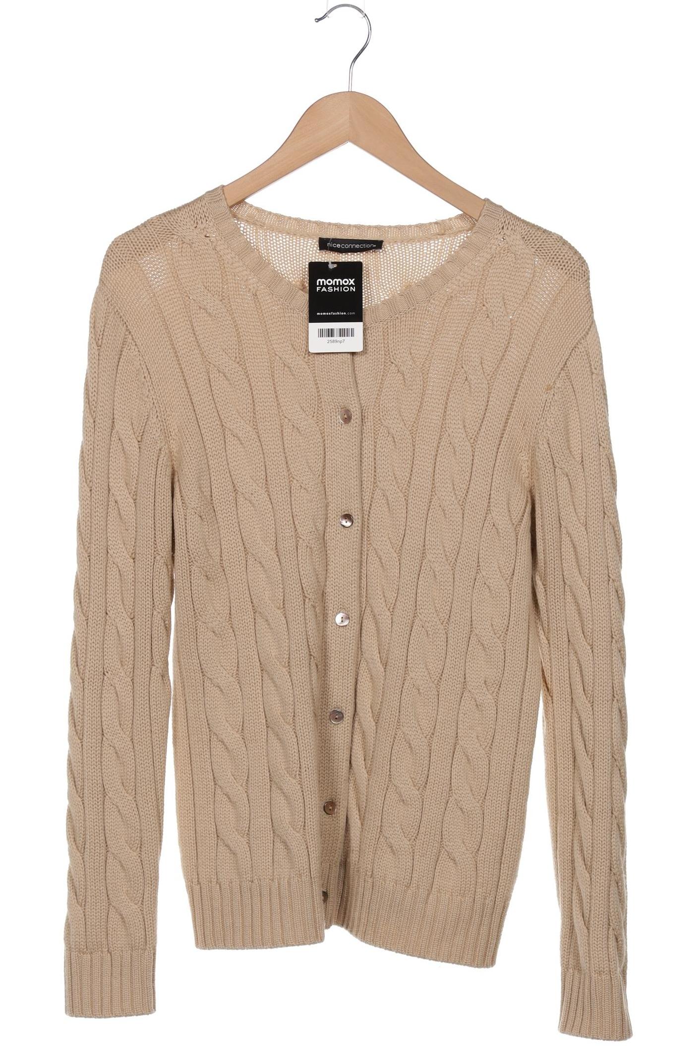Thumbnail - Nice Connection Damen Strickjacke, beige, Gr. 42