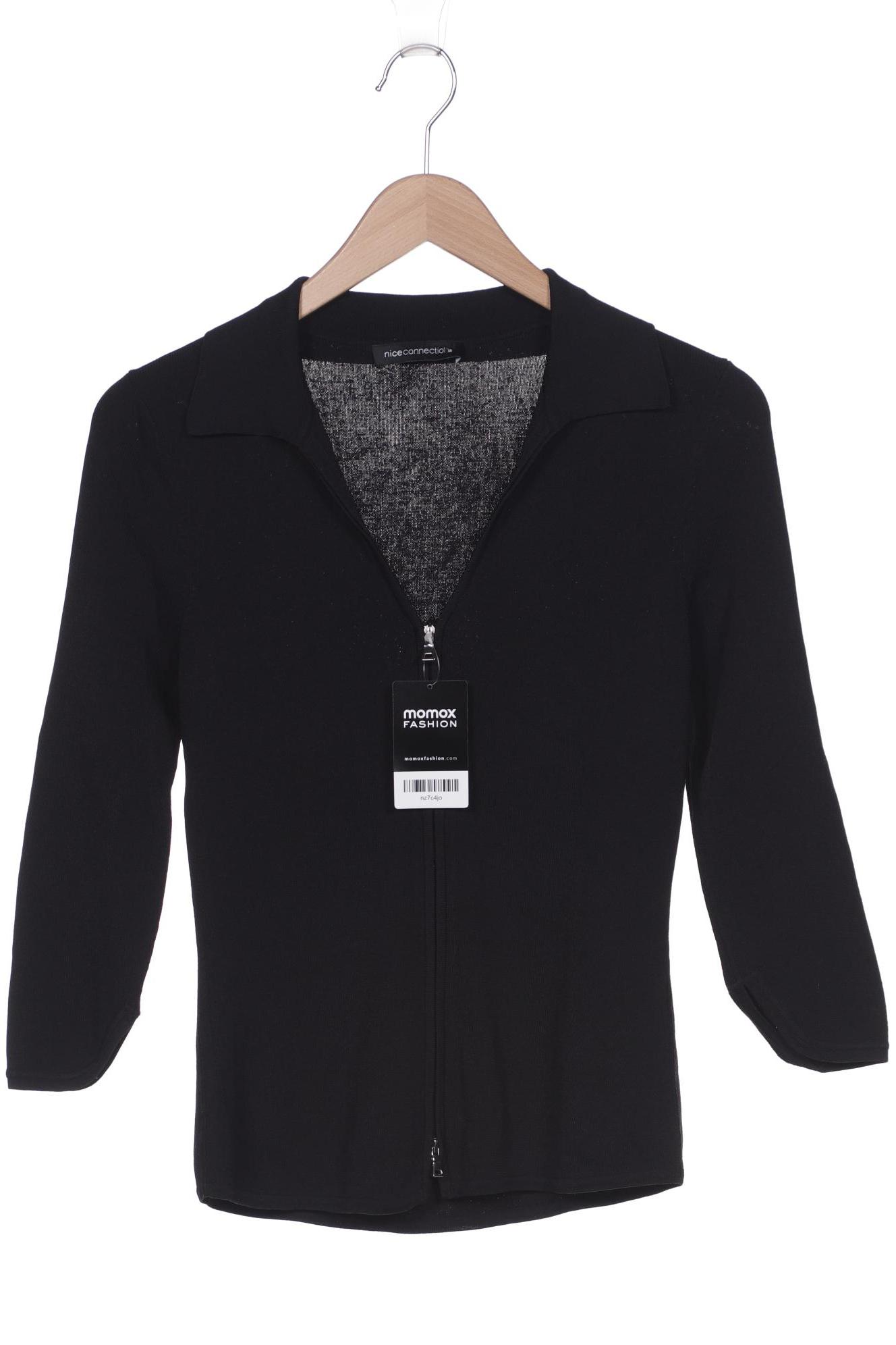 

NICE CONNECTION Damen Strickjacke, schwarz