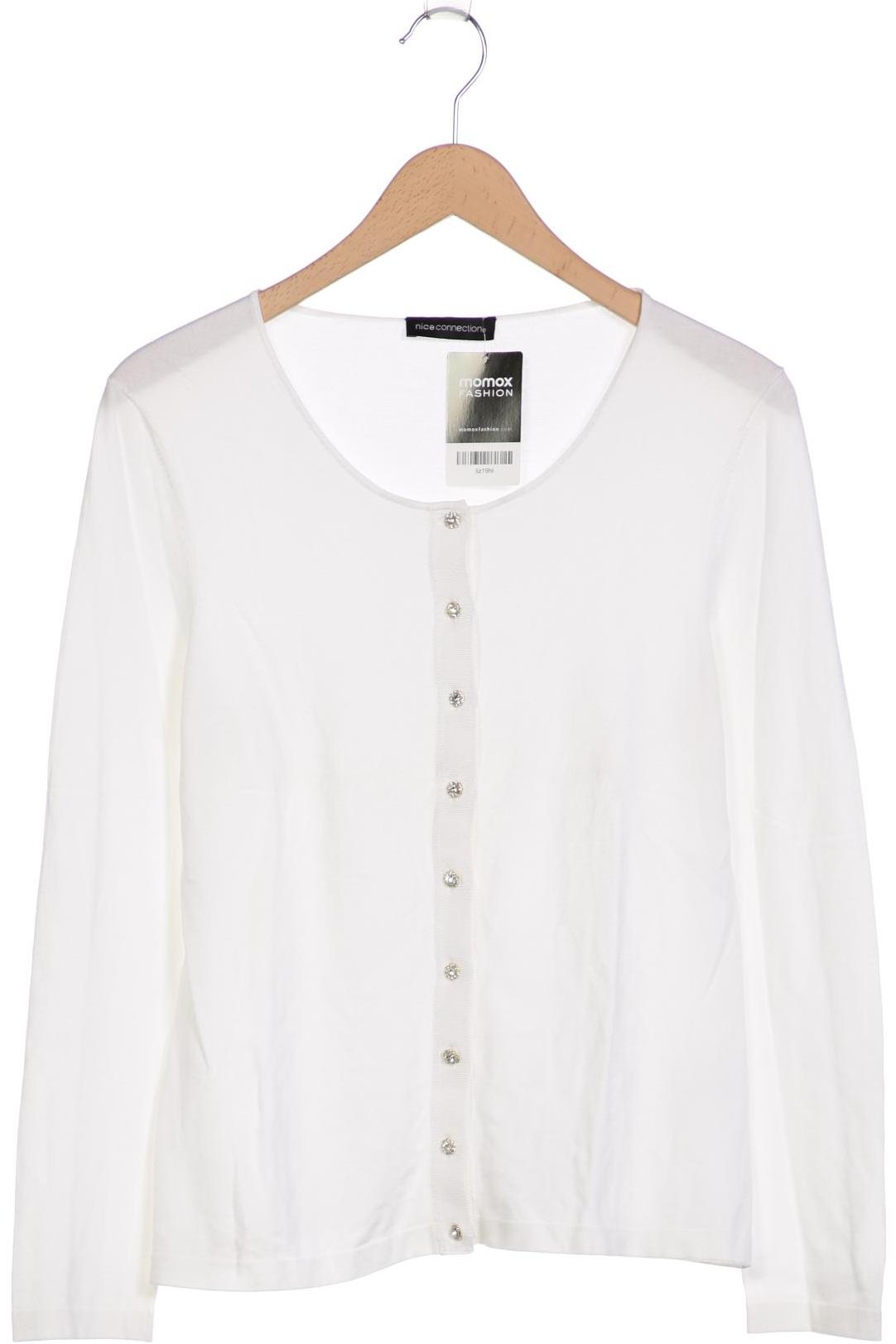 

Nice Connection Damen Strickjacke, weiß, Gr. 36