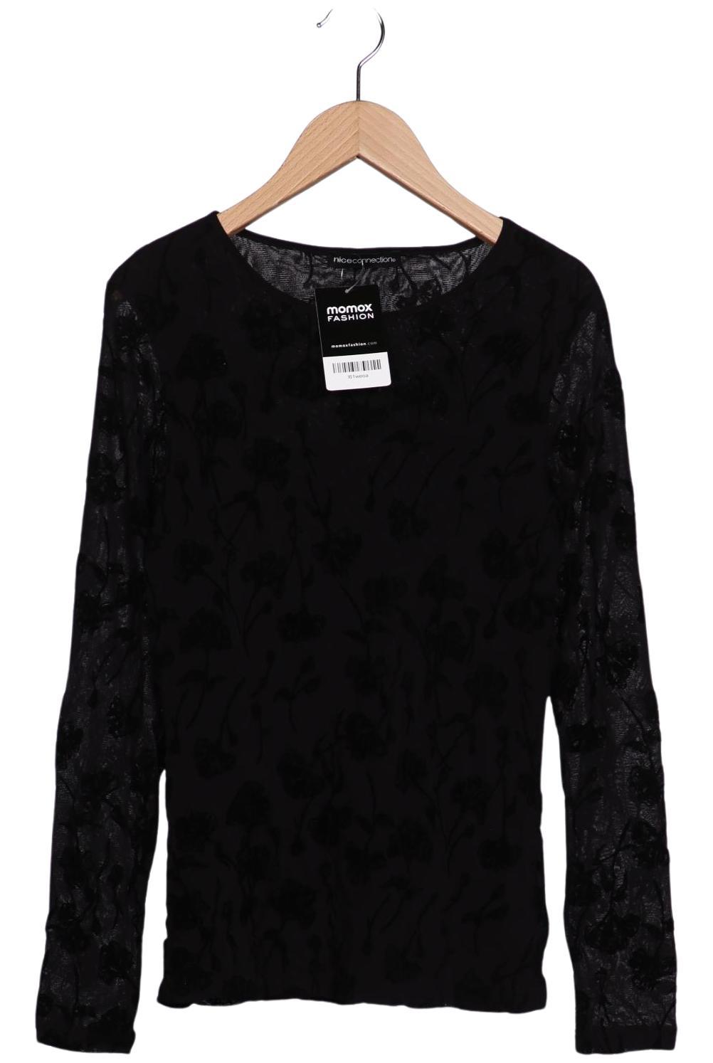 

Nice Connection Damen Langarmshirt, schwarz, Gr. 38