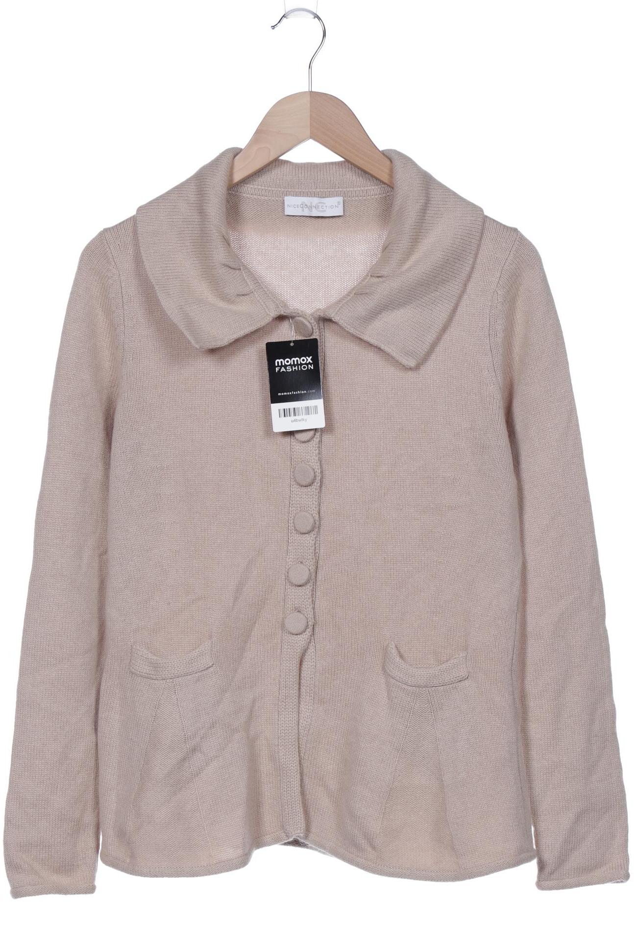 

Nice Connection Damen Strickjacke, beige, Gr. 40