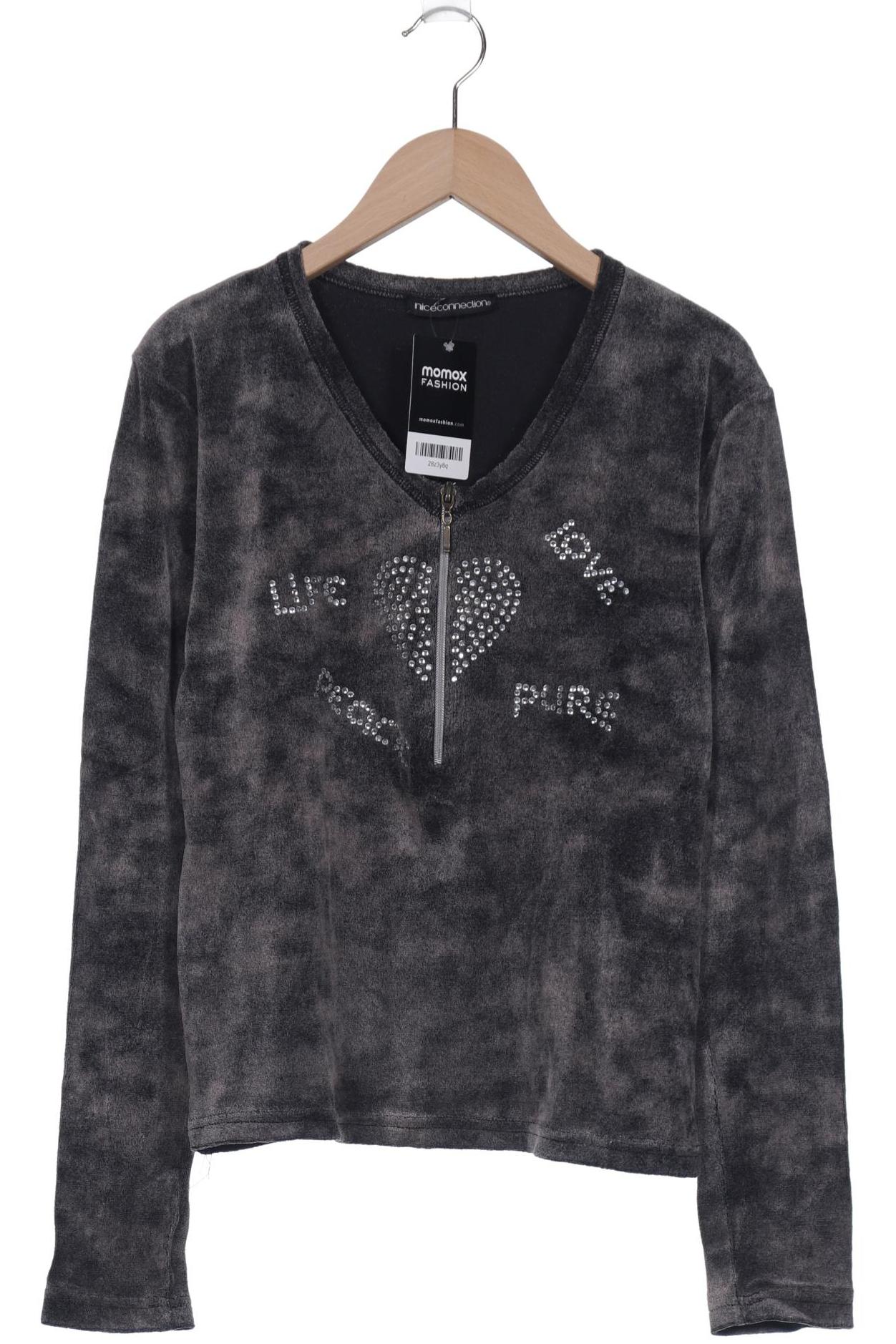 

NICE CONNECTION Damen Langarmshirt, grau