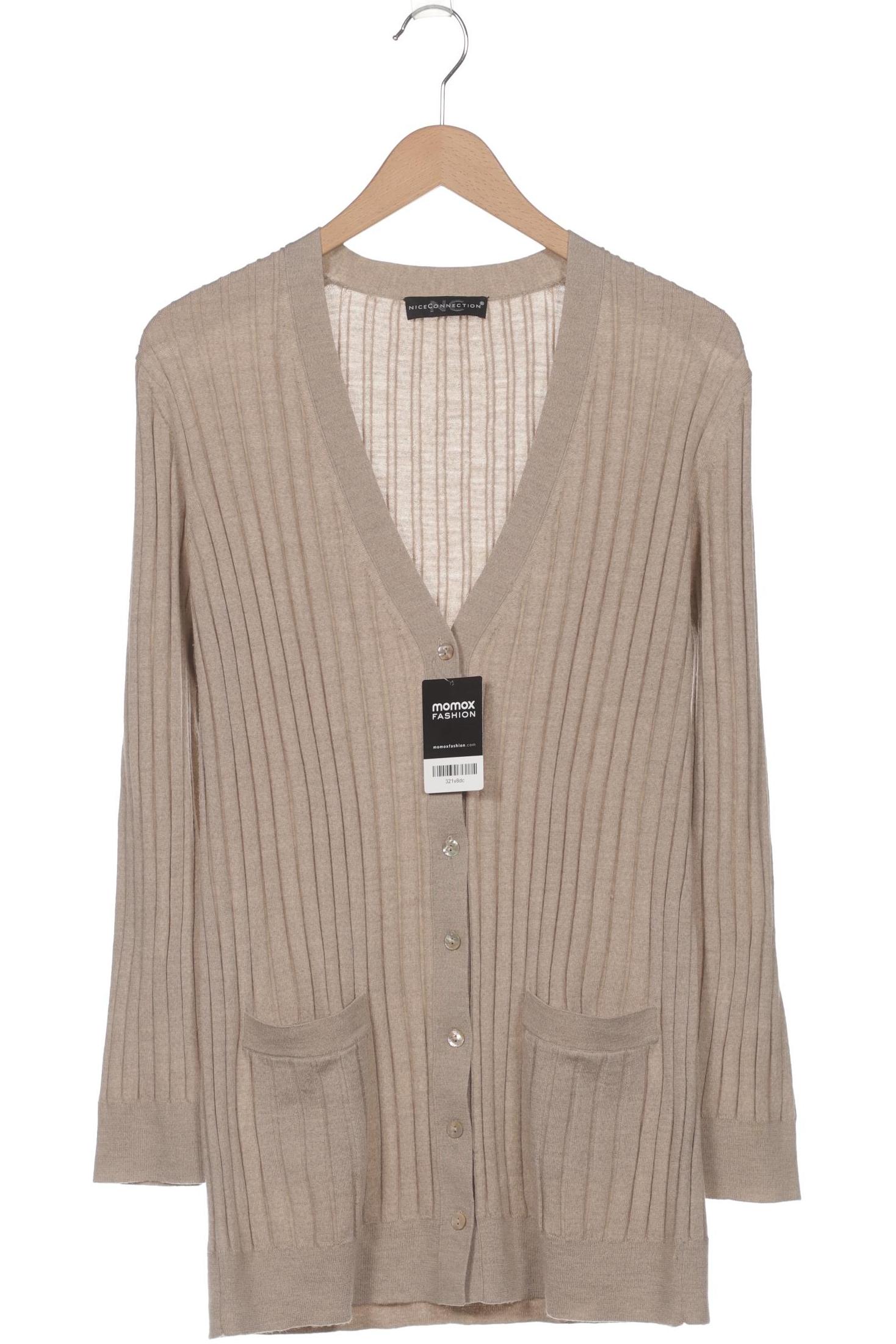 

Nice Connection Damen Strickjacke, beige, Gr. 42