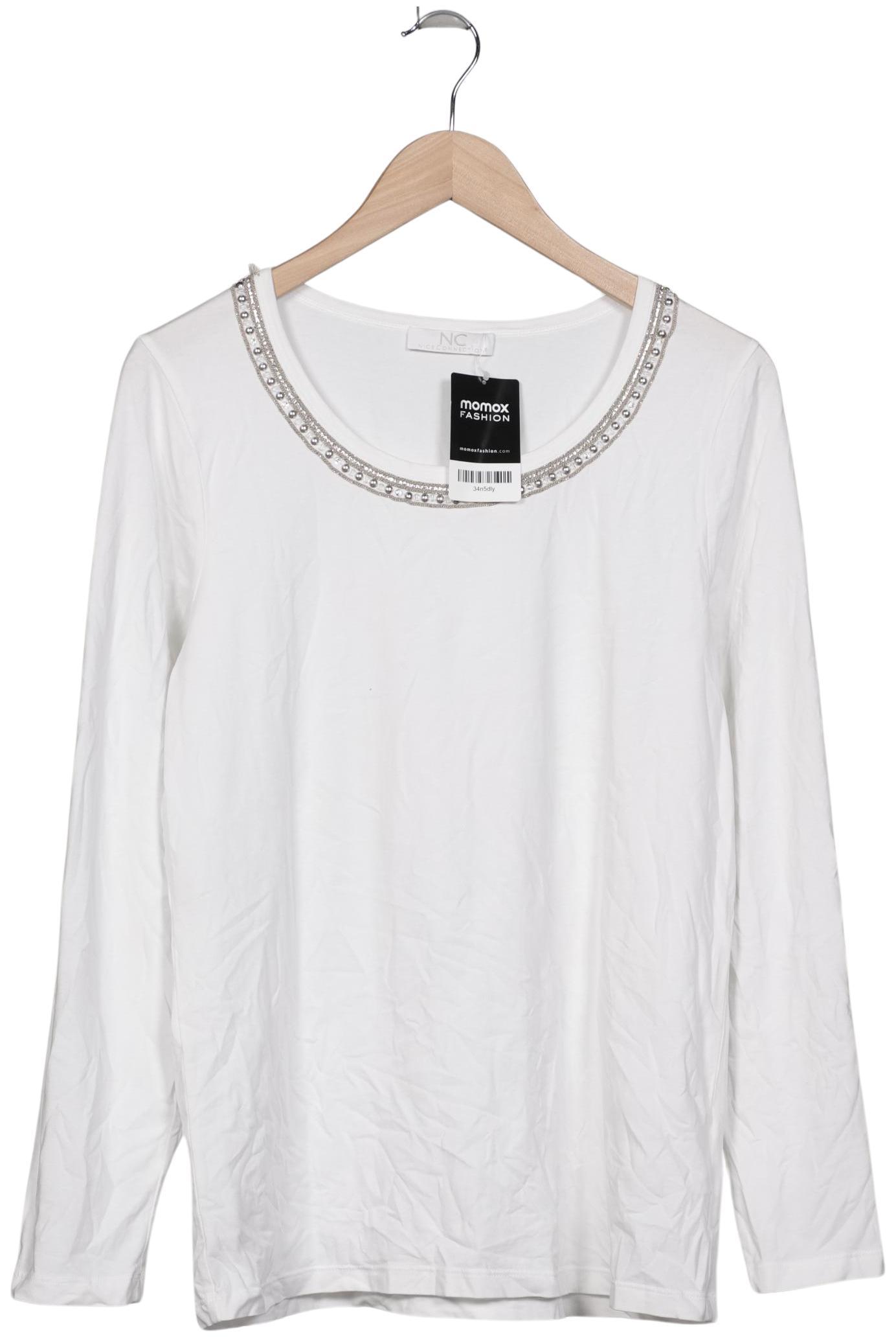 

Nice Connection Damen Langarmshirt, weiß, Gr. 44