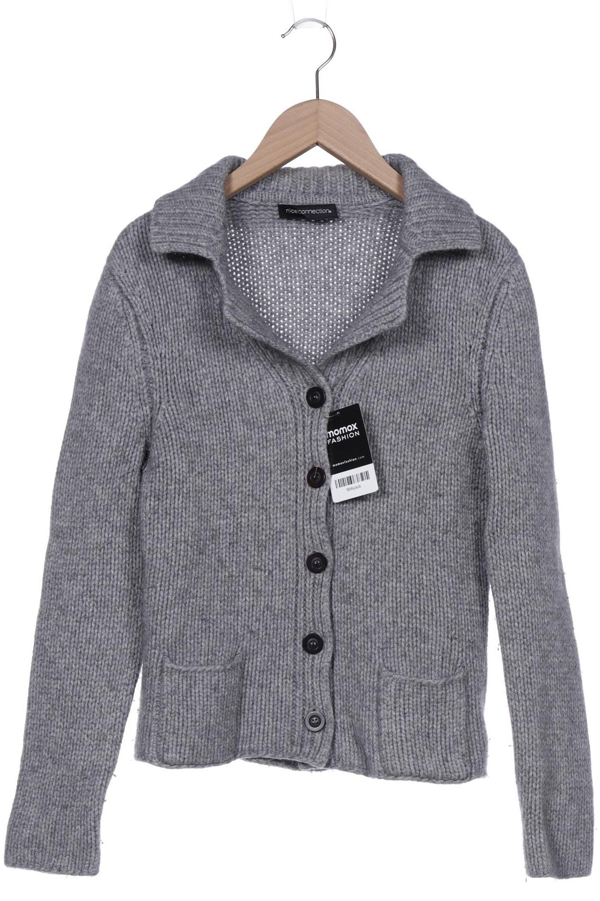 

Nice Connection Damen Strickjacke, grau, Gr. 40