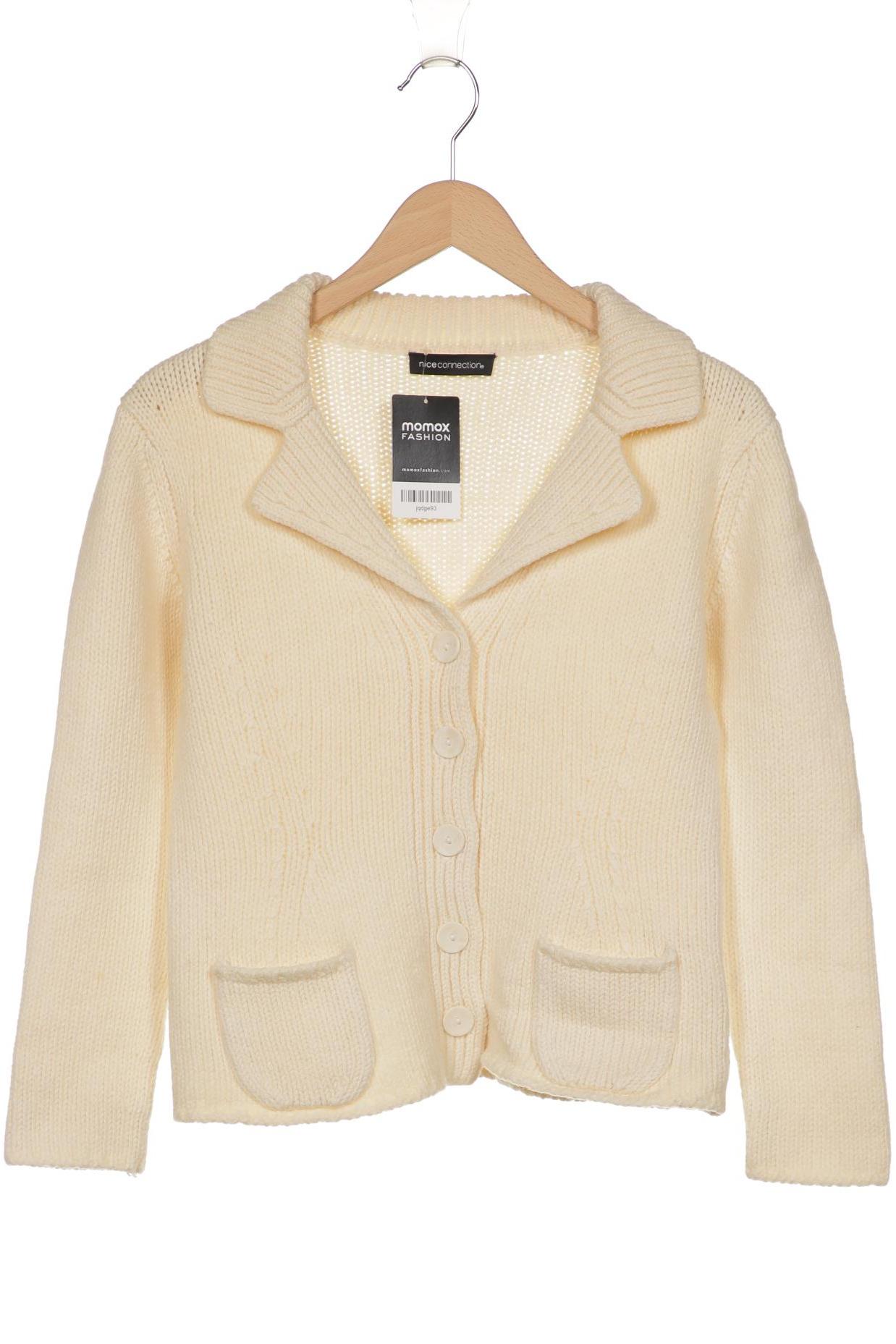 

NICE CONNECTION Damen Strickjacke, cremeweiß