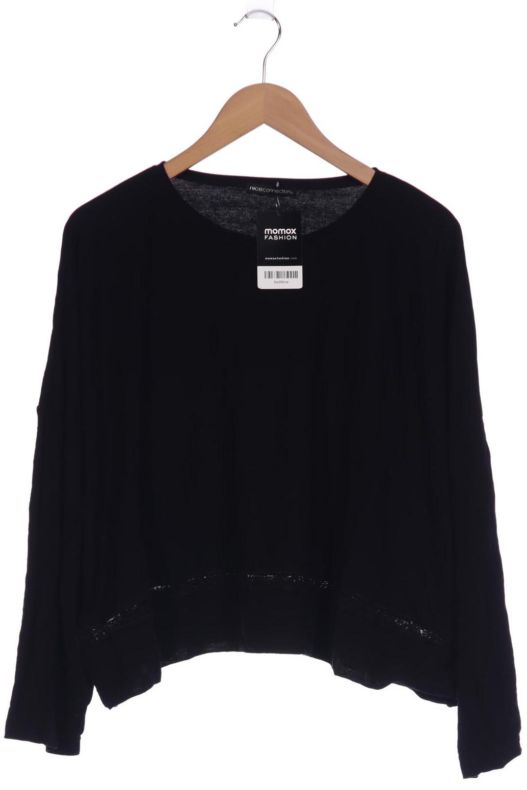 

NICE CONNECTION Damen Langarmshirt, schwarz