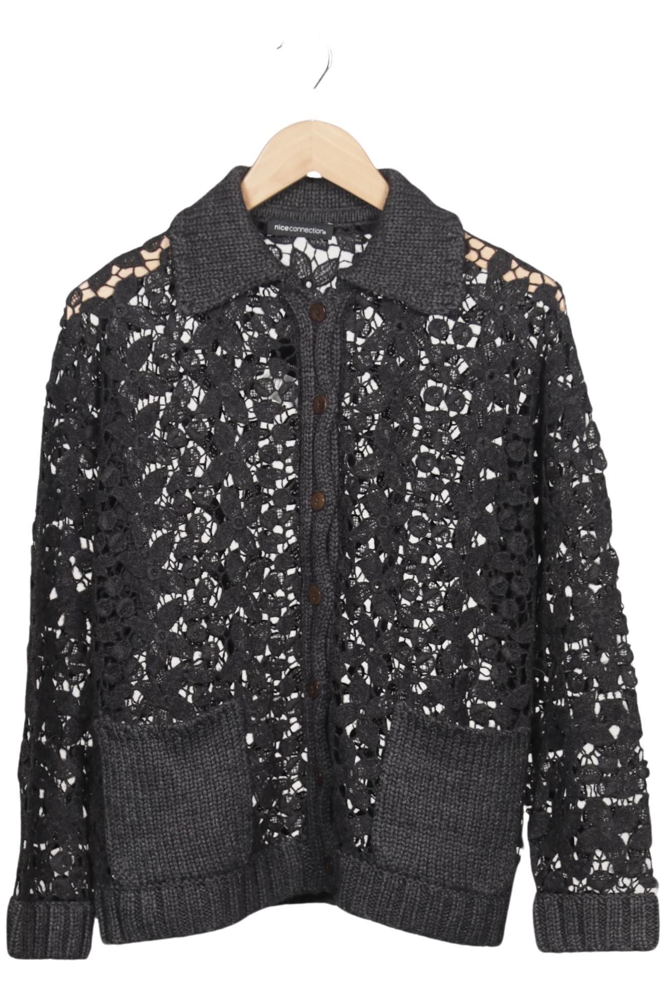 

Nice Connection Damen Strickjacke, grau, Gr. 38