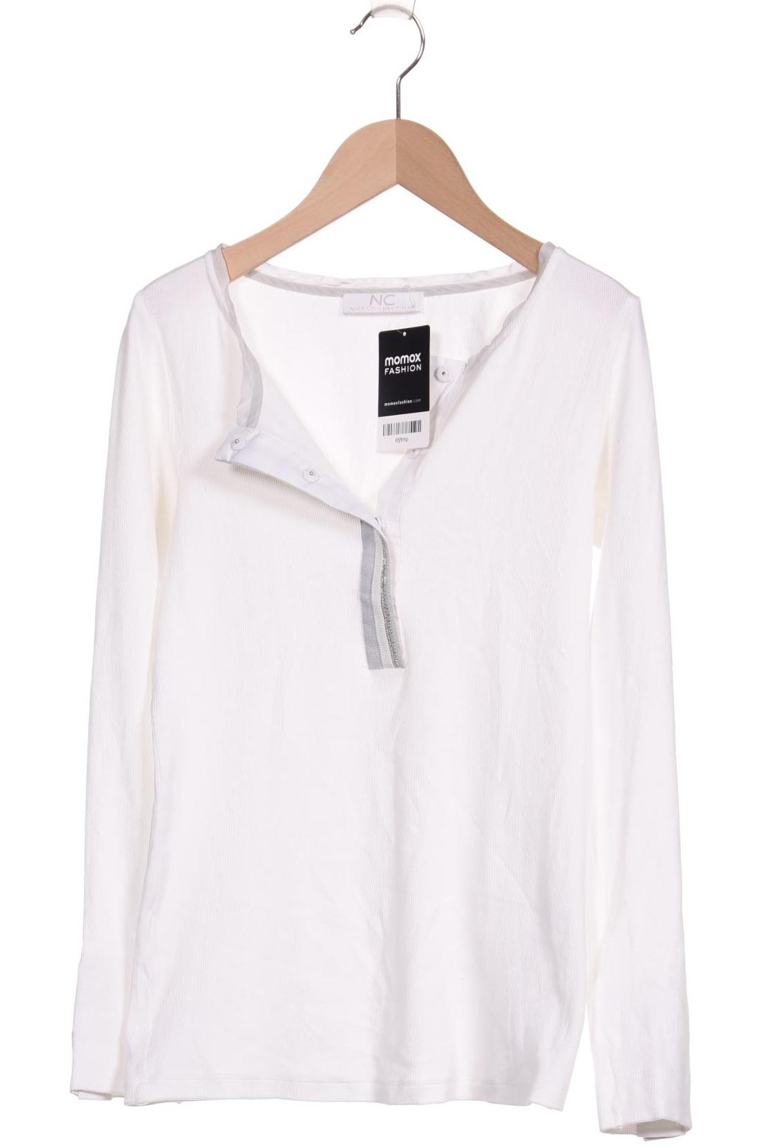 

NICE CONNECTION Damen Langarmshirt, weiß