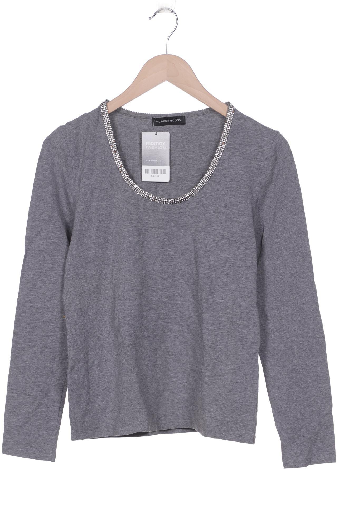 

NICE CONNECTION Damen Langarmshirt, grau