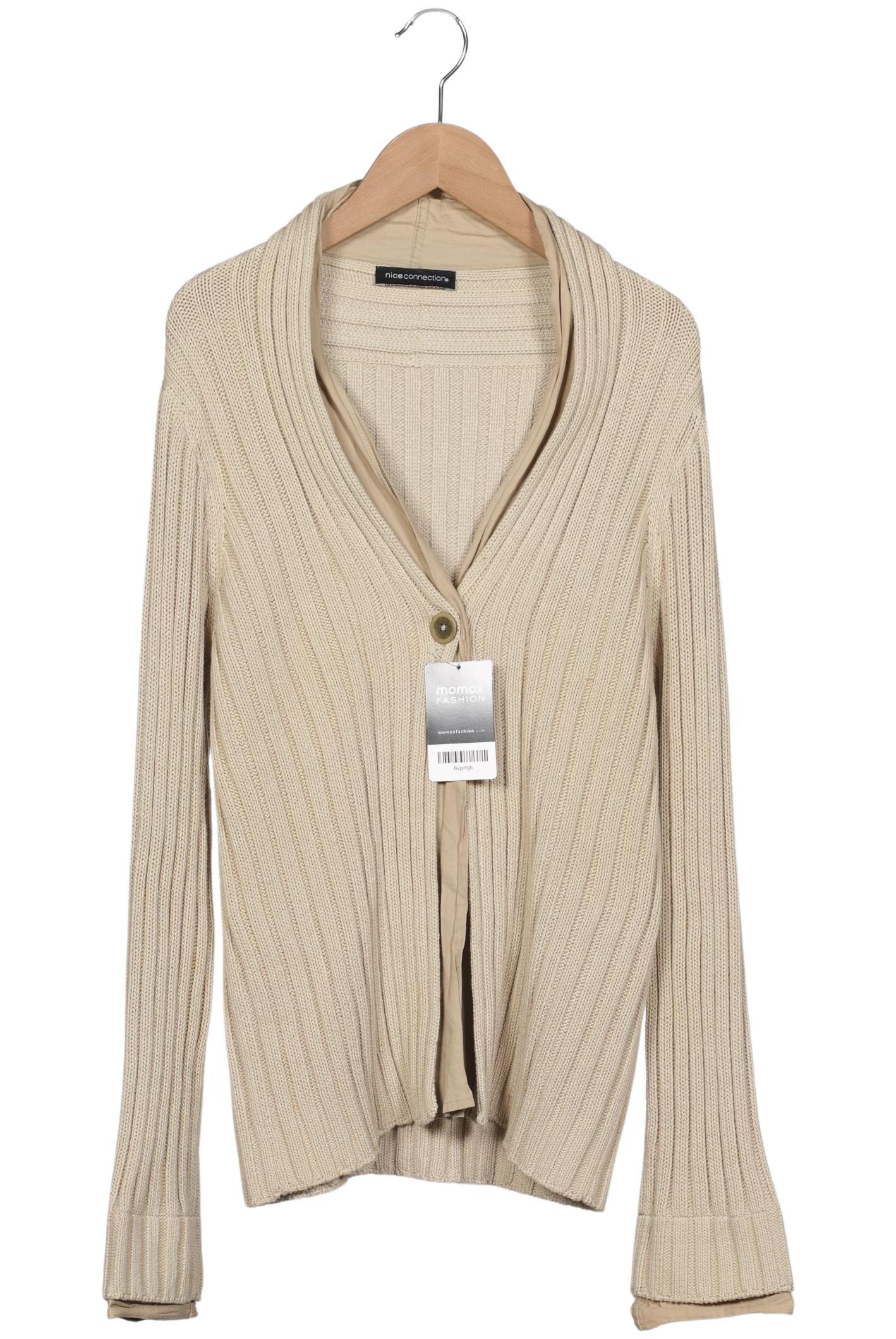 

Nice Connection Damen Strickjacke, beige, Gr. 38