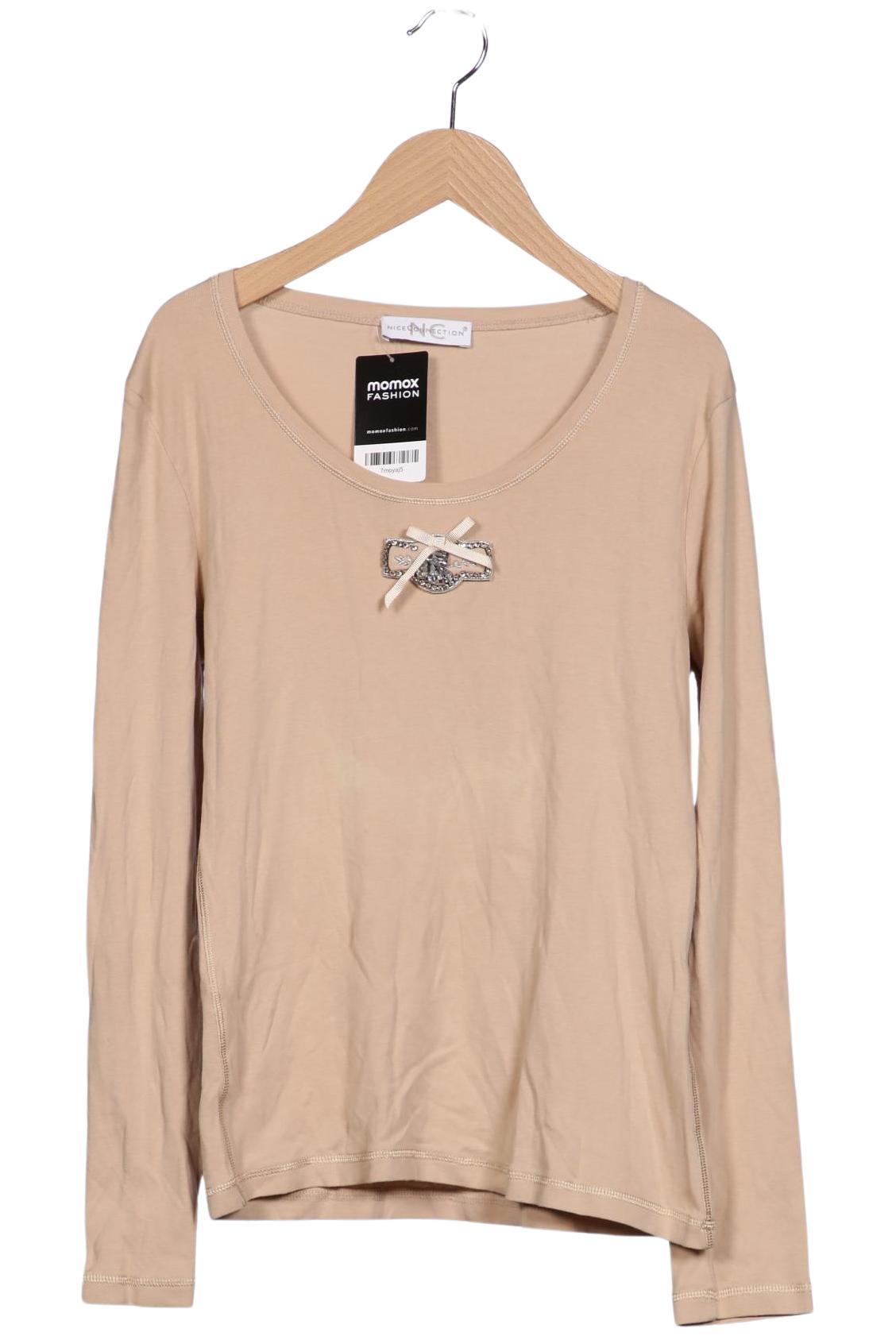 

Nice Connection Damen Langarmshirt, beige, Gr. 38