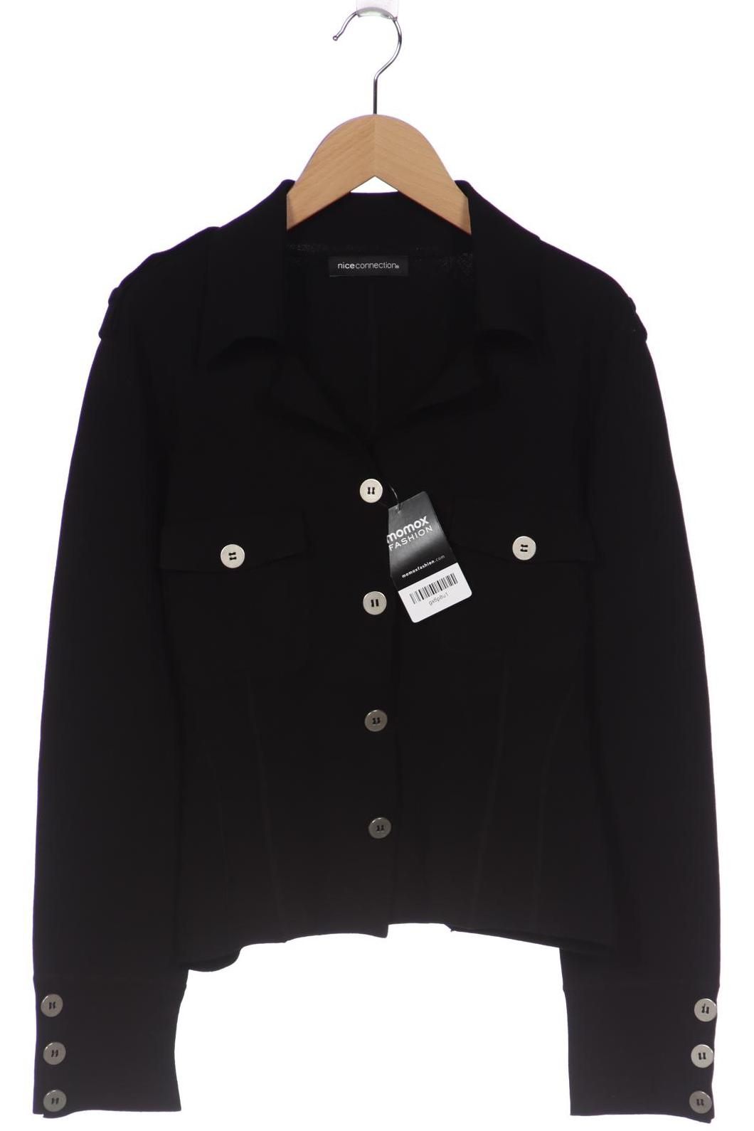 

Nice Connection Damen Strickjacke, schwarz, Gr. 38
