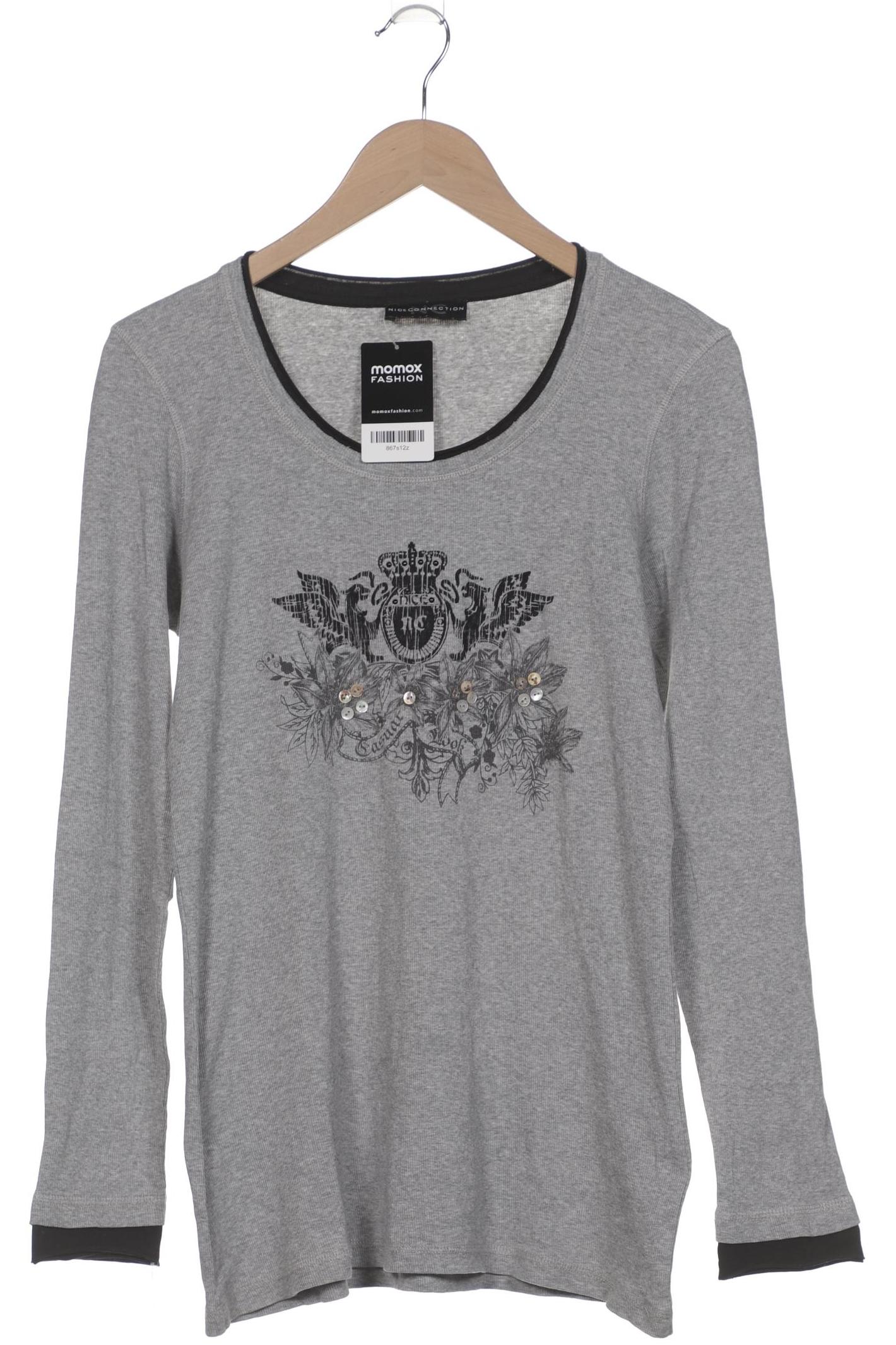 

Nice Connection Damen Langarmshirt, grau, Gr. 42
