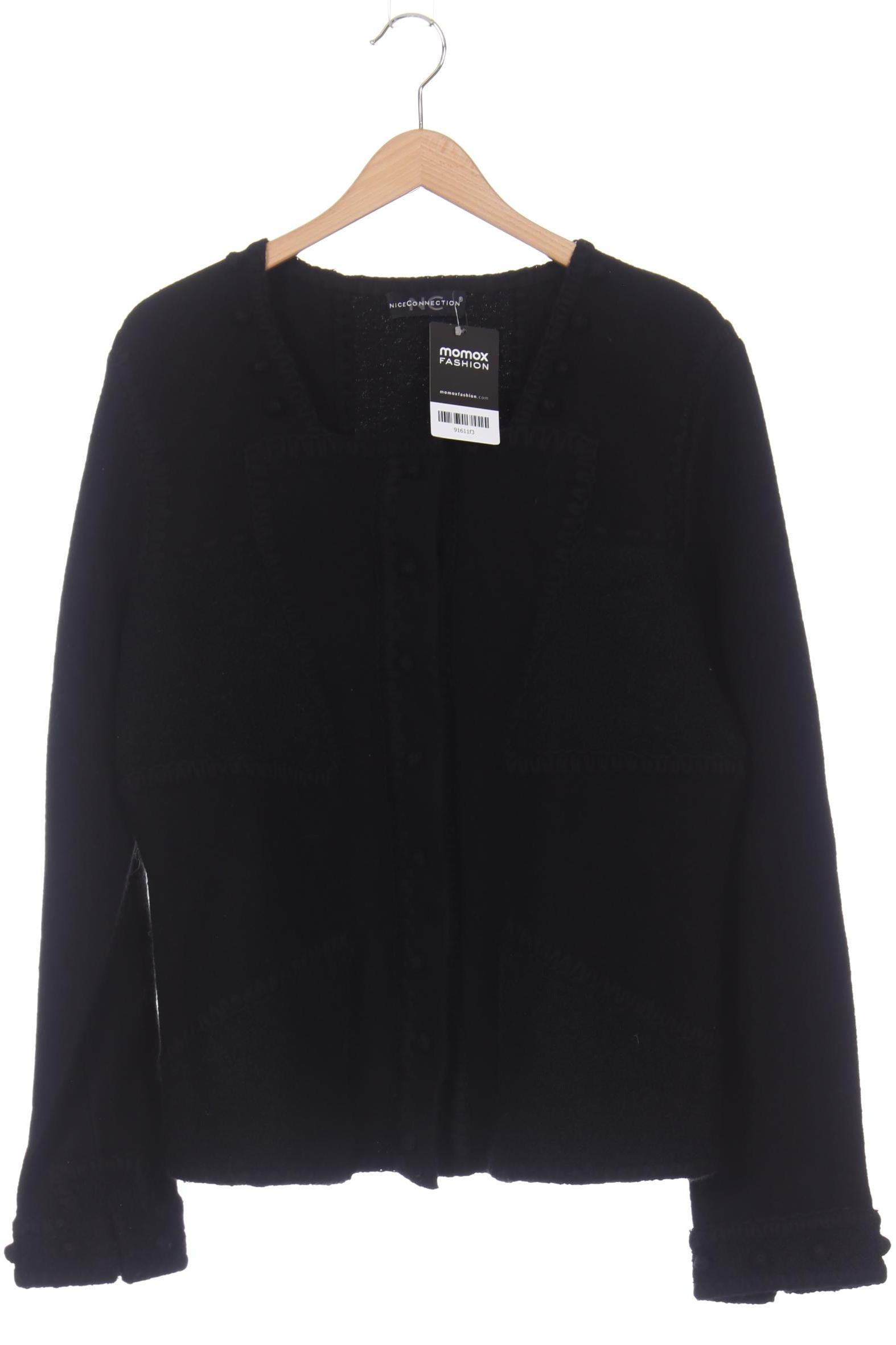 

Nice Connection Damen Strickjacke, schwarz, Gr. 42