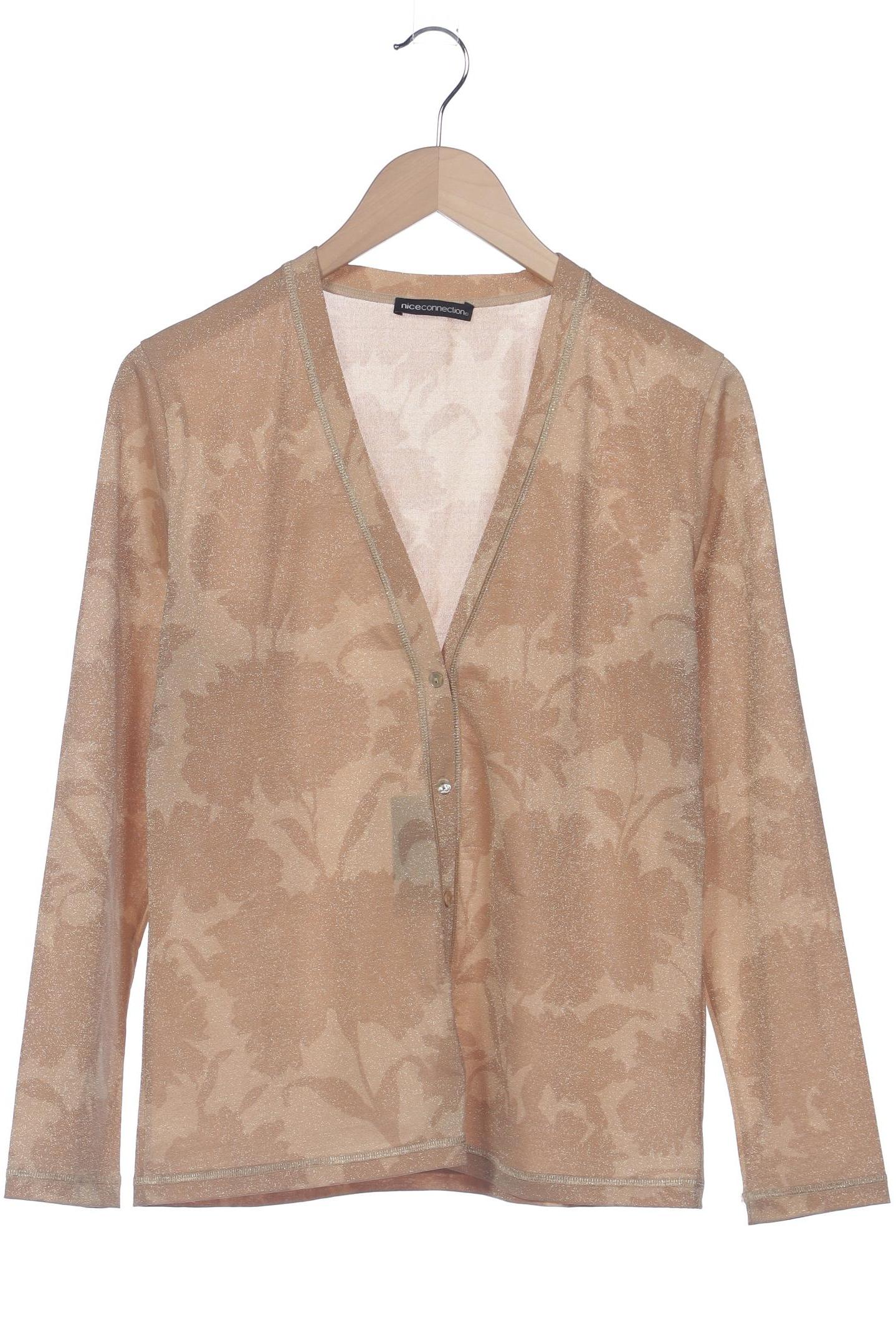 

Nice Connection Damen Strickjacke, beige, Gr. 40