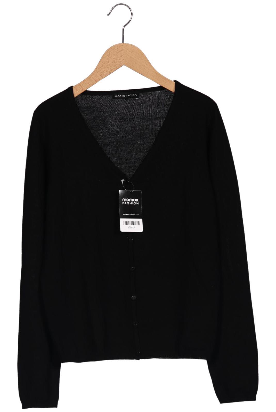 

Nice Connection Damen Strickjacke, schwarz, Gr. 38