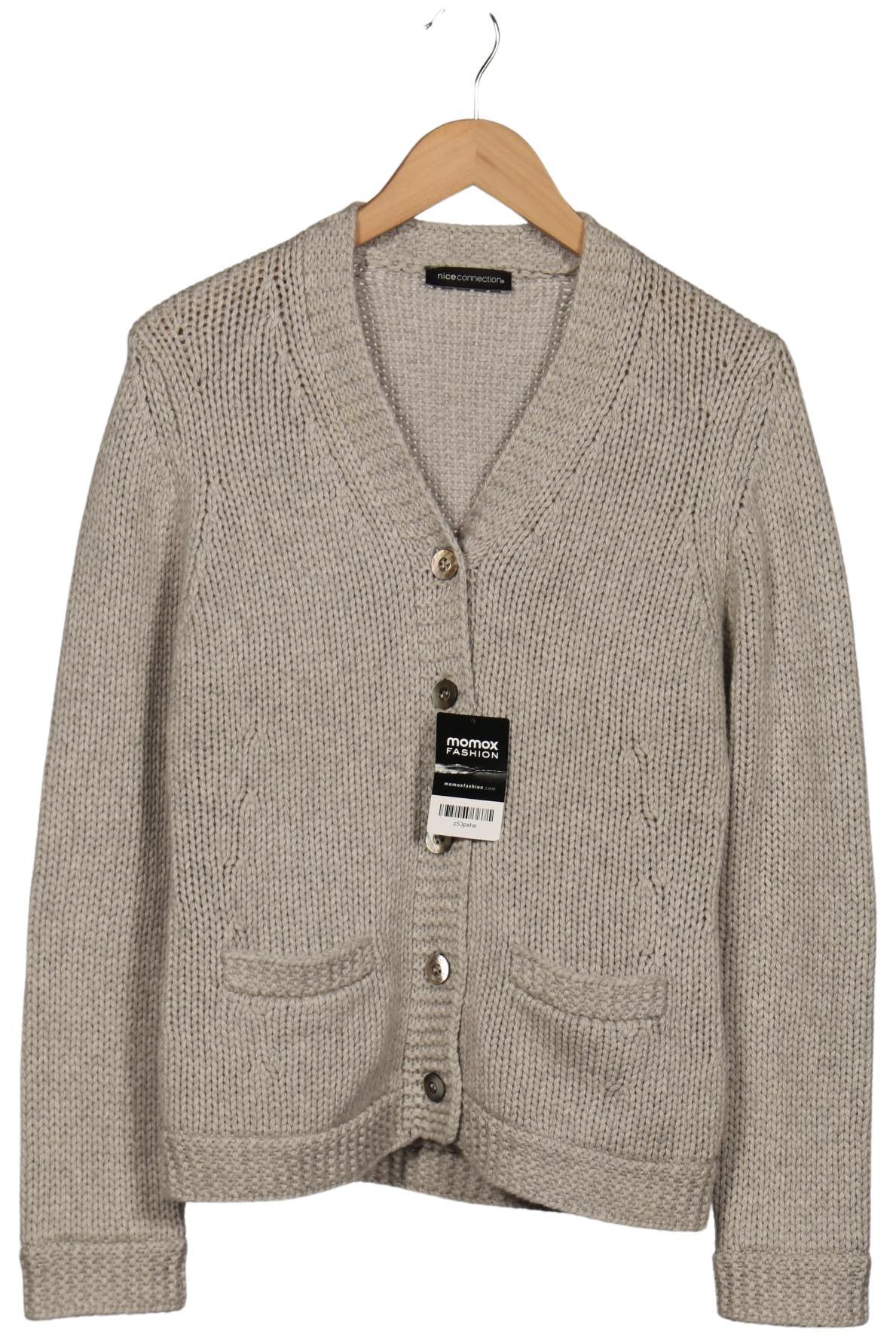 

Nice Connection Damen Strickjacke, grau, Gr. 40