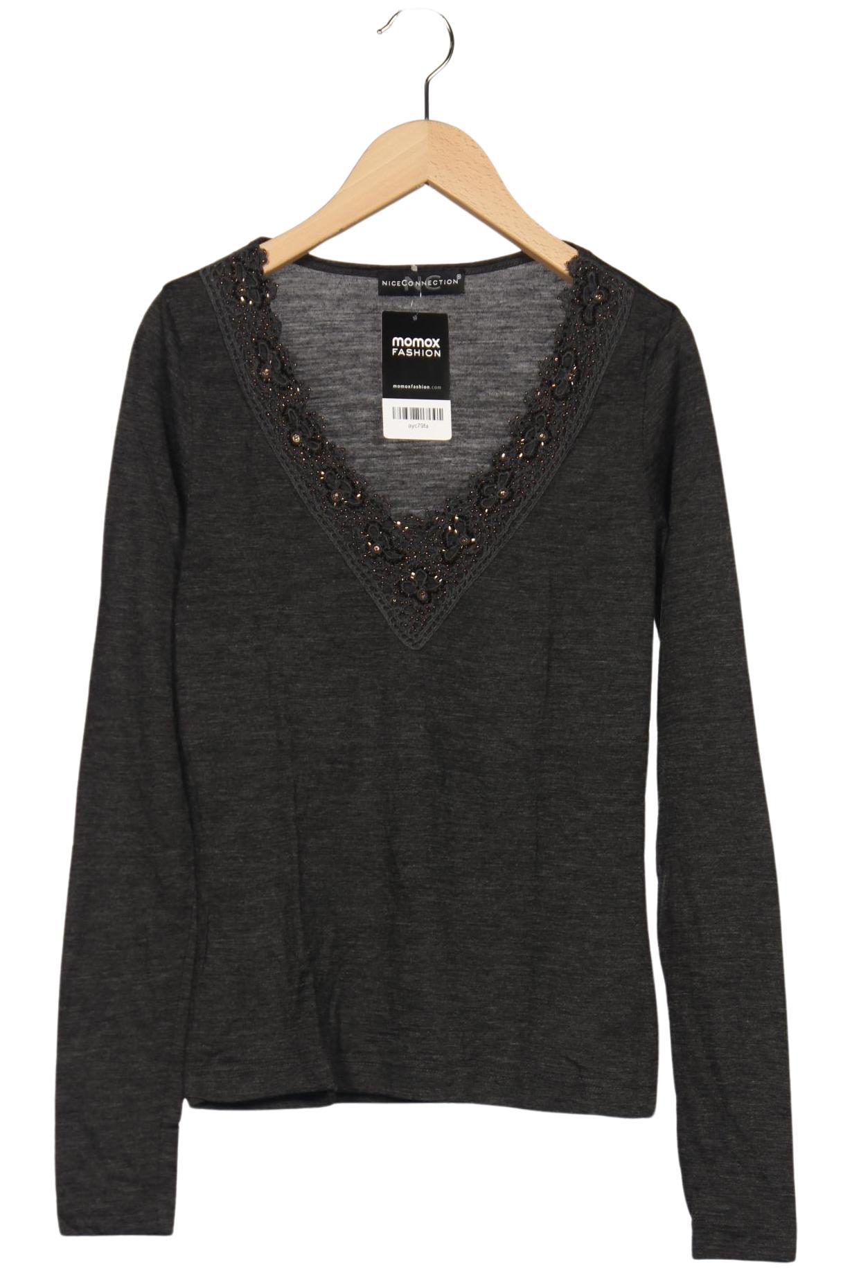

Nice Connection Damen Langarmshirt, grau, Gr. 36