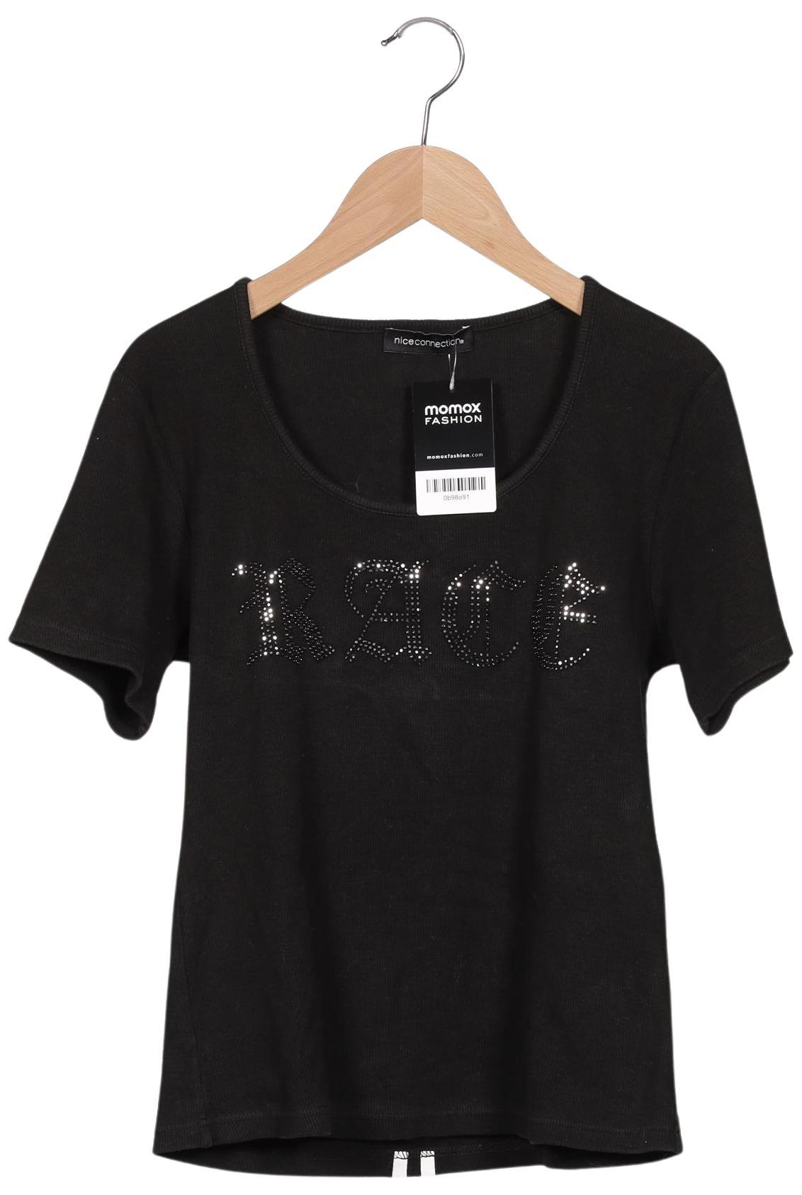 

Nice Connection Damen T-Shirt, schwarz, Gr. 42