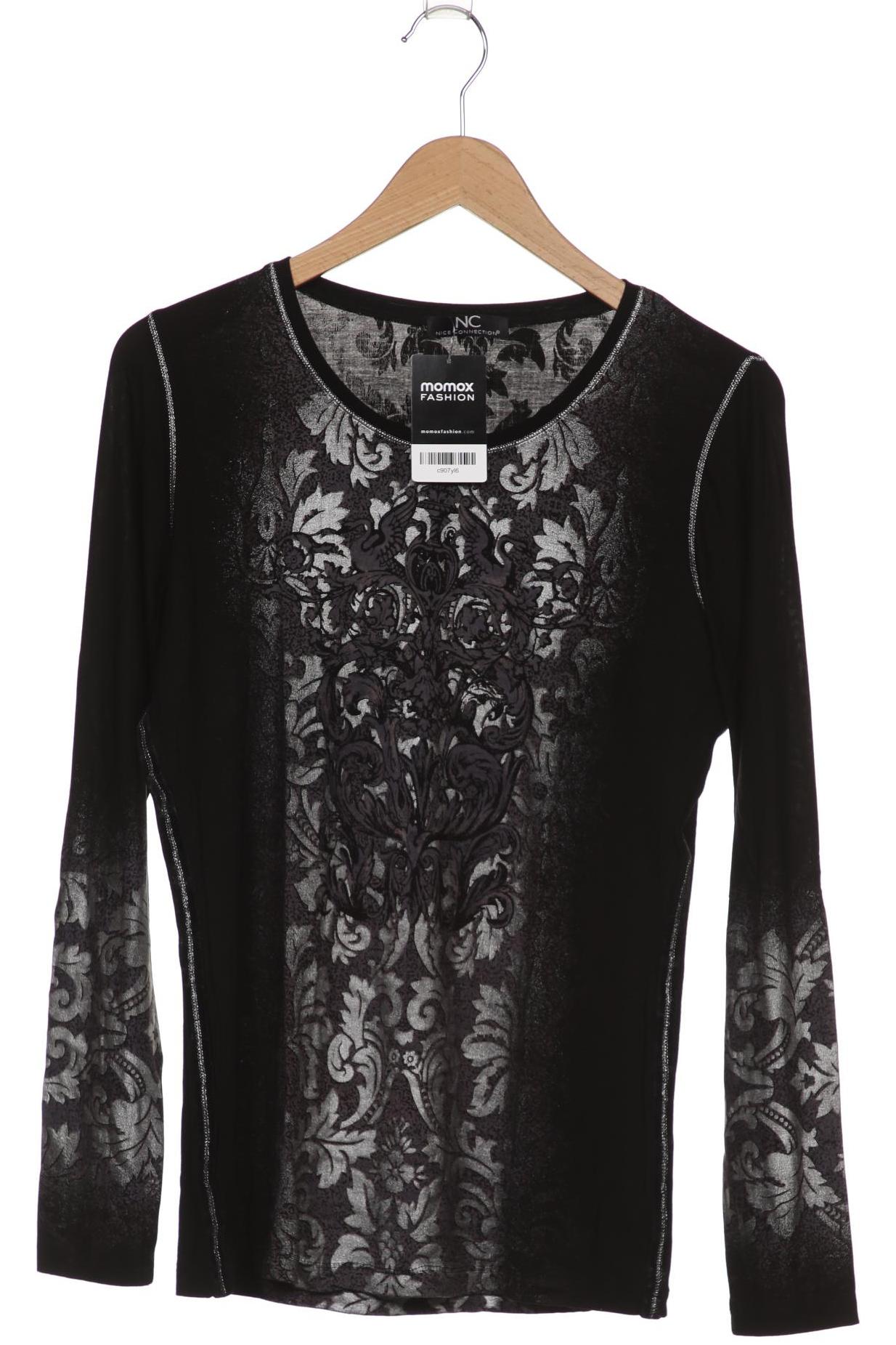 

NICE CONNECTION Damen Langarmshirt, schwarz