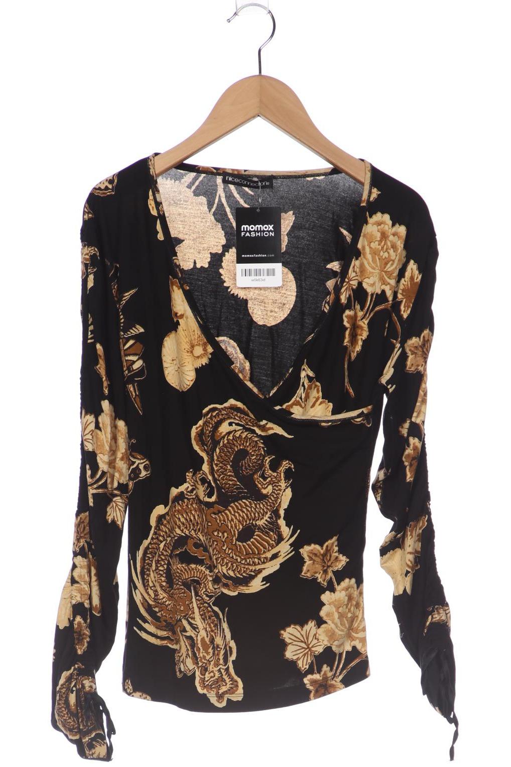 

NICE CONNECTION Damen Langarmshirt, schwarz