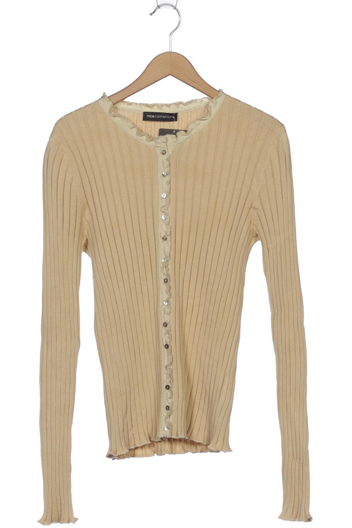 

Nice Connection Damen Strickjacke, beige, Gr. 38