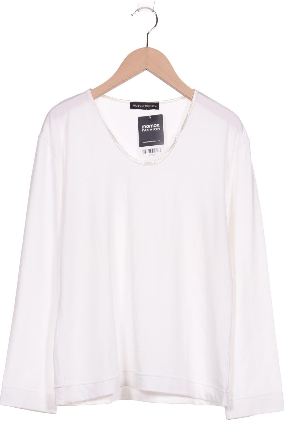 

Nice Connection Damen Langarmshirt, weiß, Gr. 42