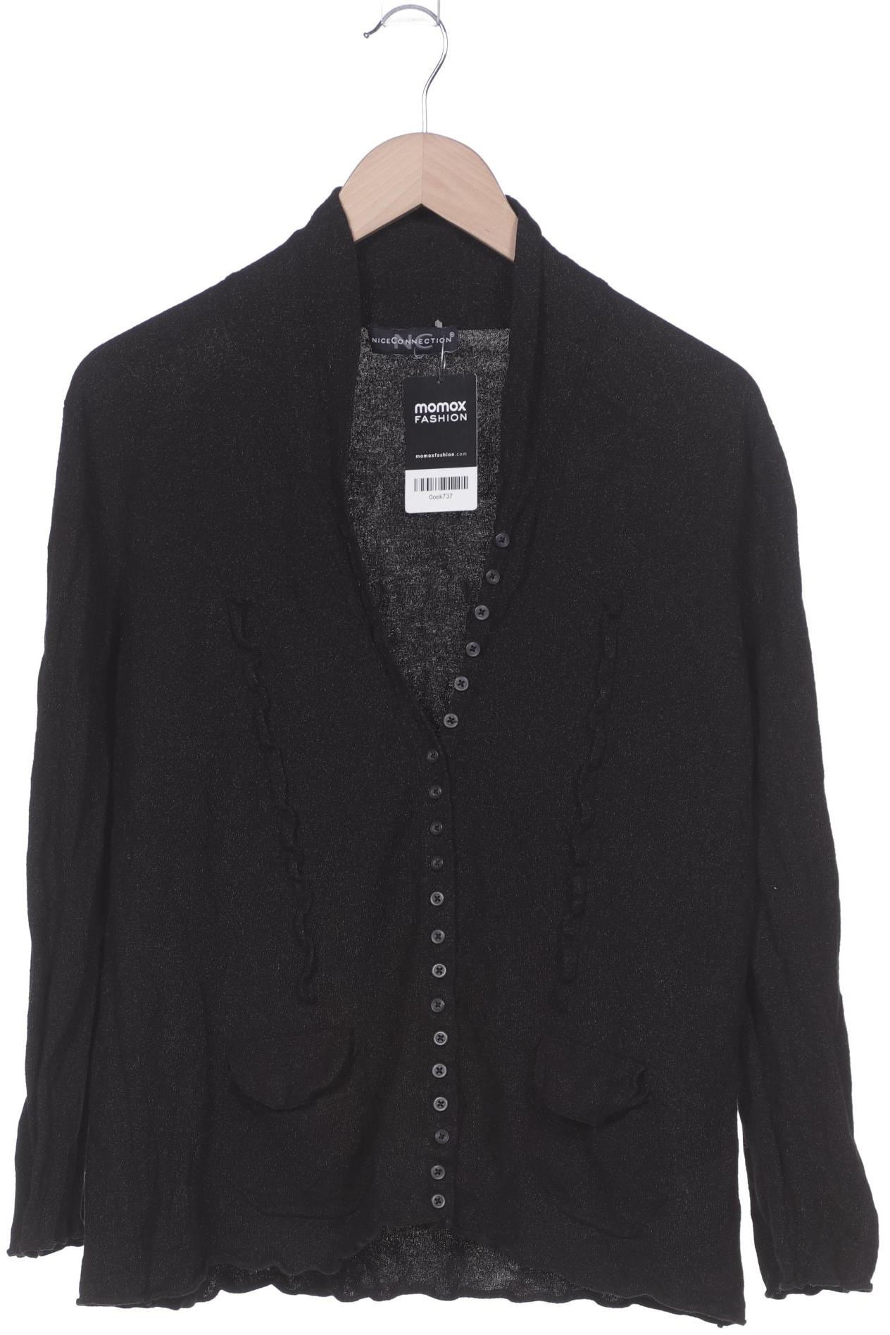 

Nice Connection Damen Strickjacke, schwarz, Gr. 40