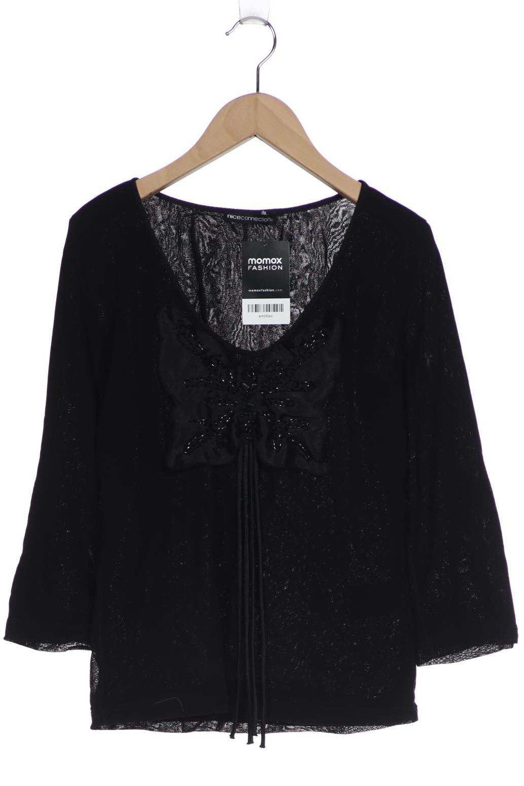 

NICE CONNECTION Damen Langarmshirt, schwarz