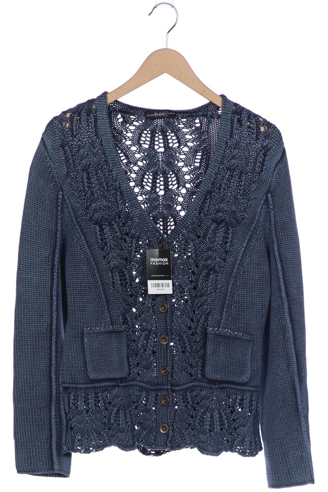 

Nice Connection Damen Strickjacke, blau, Gr. 42